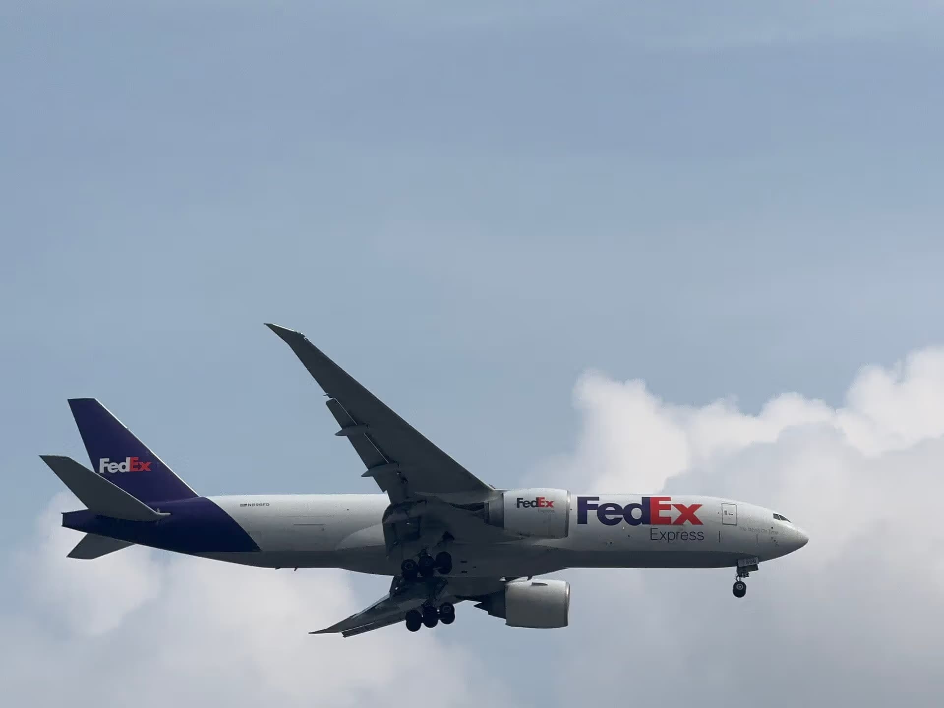 N896FD — Boeing at Hong Kong International Airport