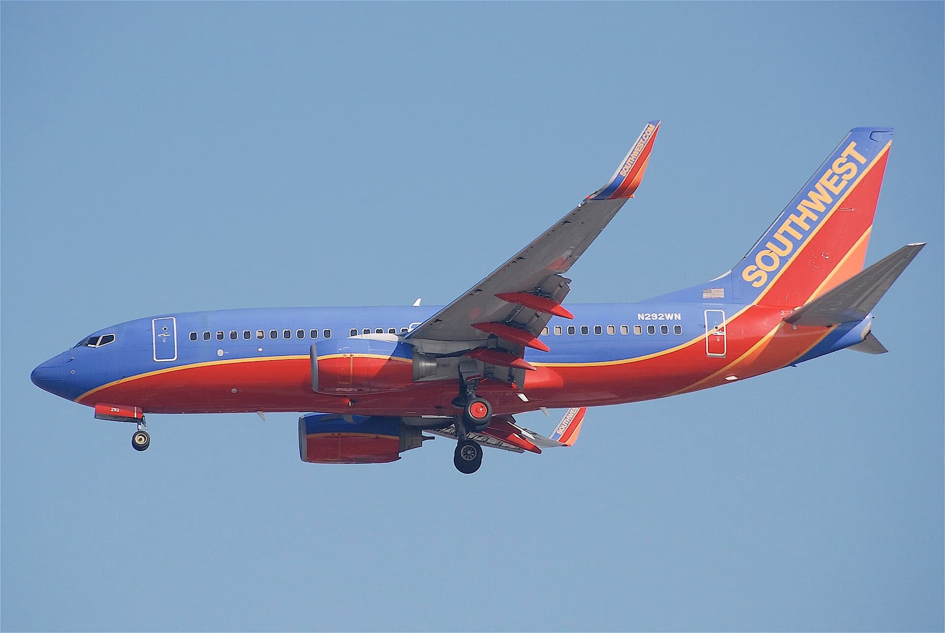 N292WN — Boeing
