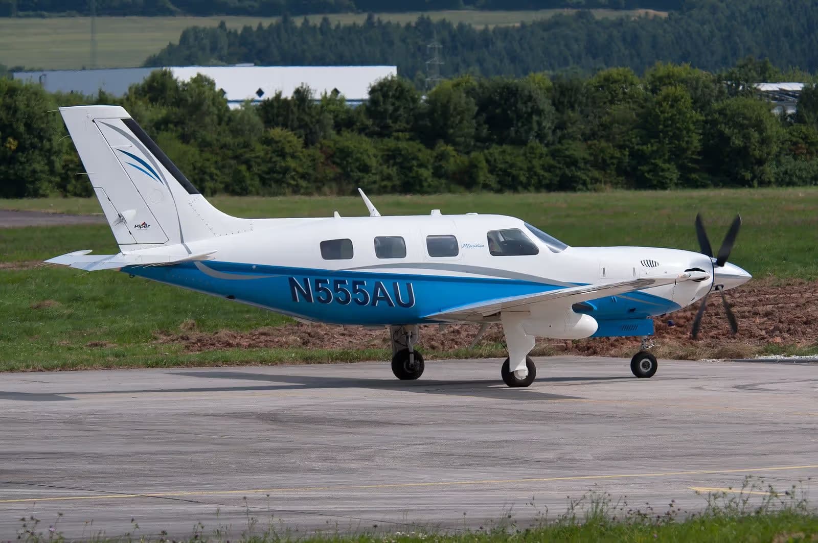 N555AU — Piper