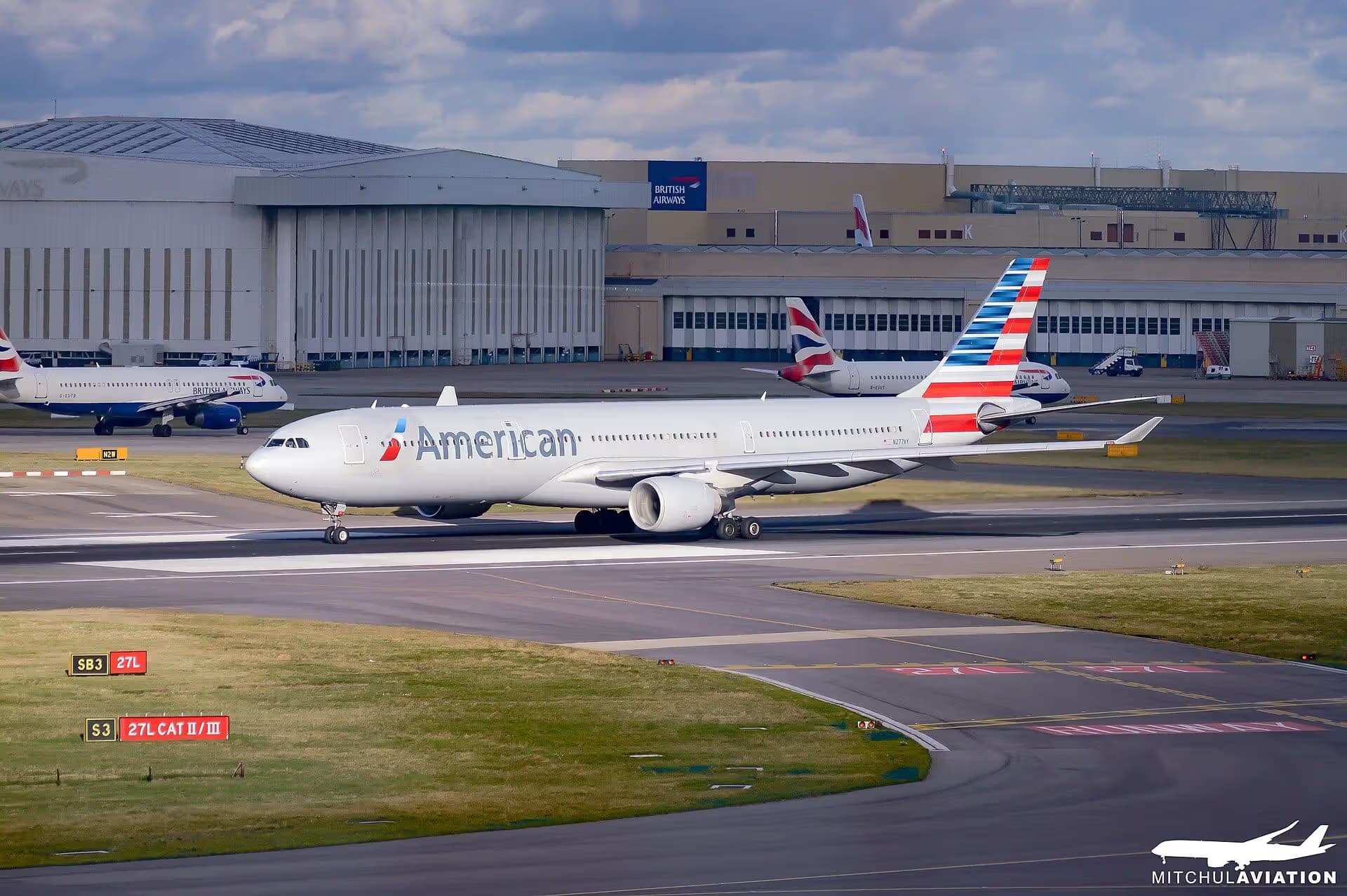 N277AY — Airbus at London Heathrow Airport