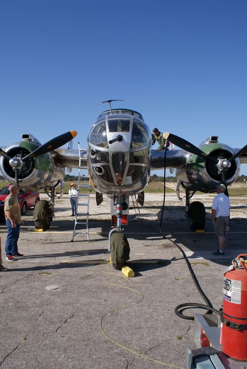 Unidentified — Twin-engine aircraft