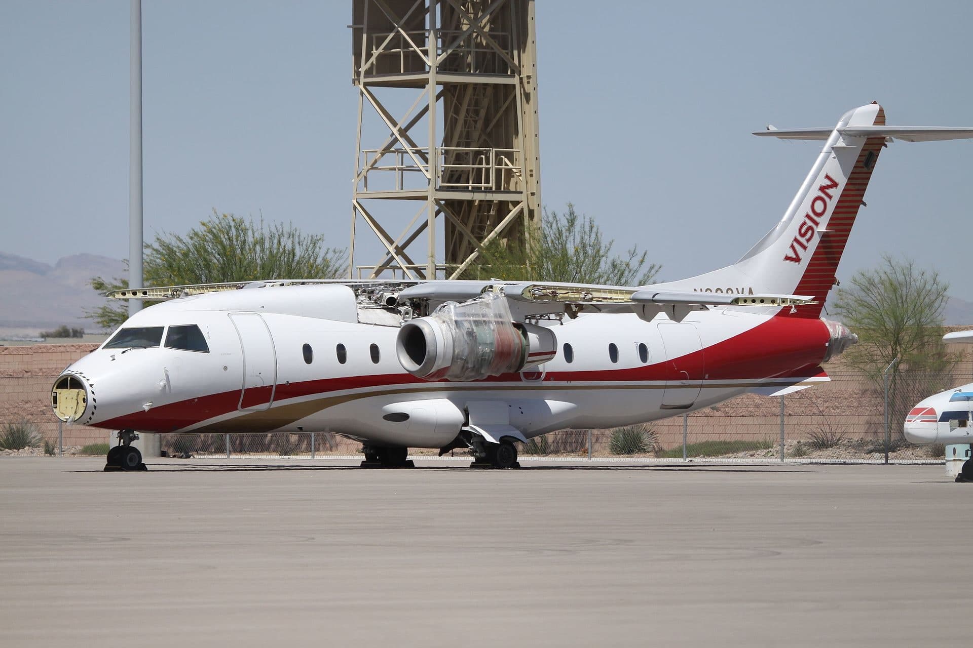 N328VA — Twin-engine aircraft
