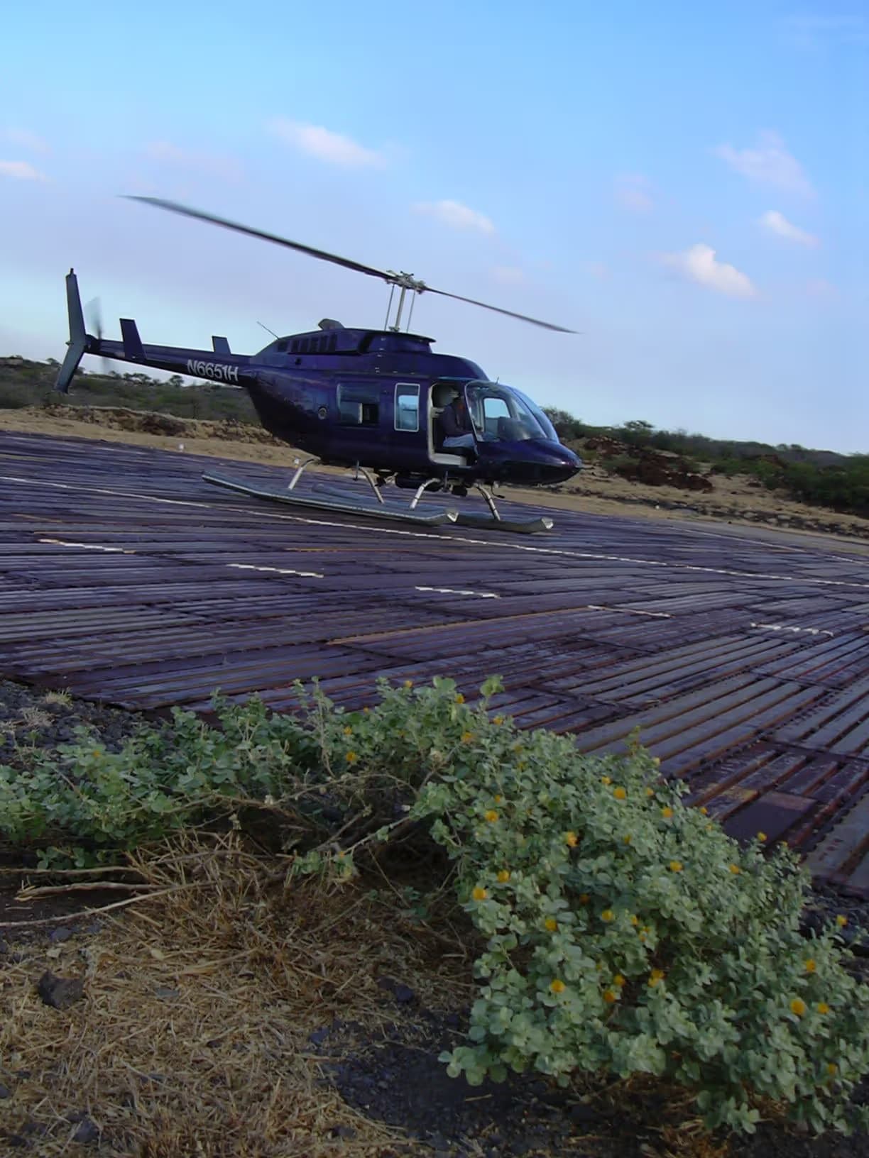 N6651H — Helicopter