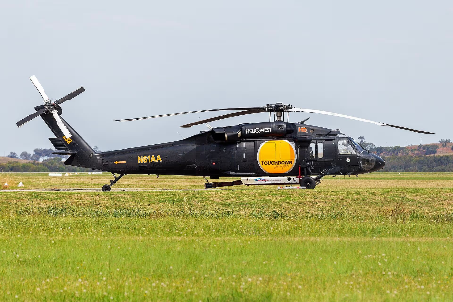 N61AA — Helicopter at Wagga Wagga Airport