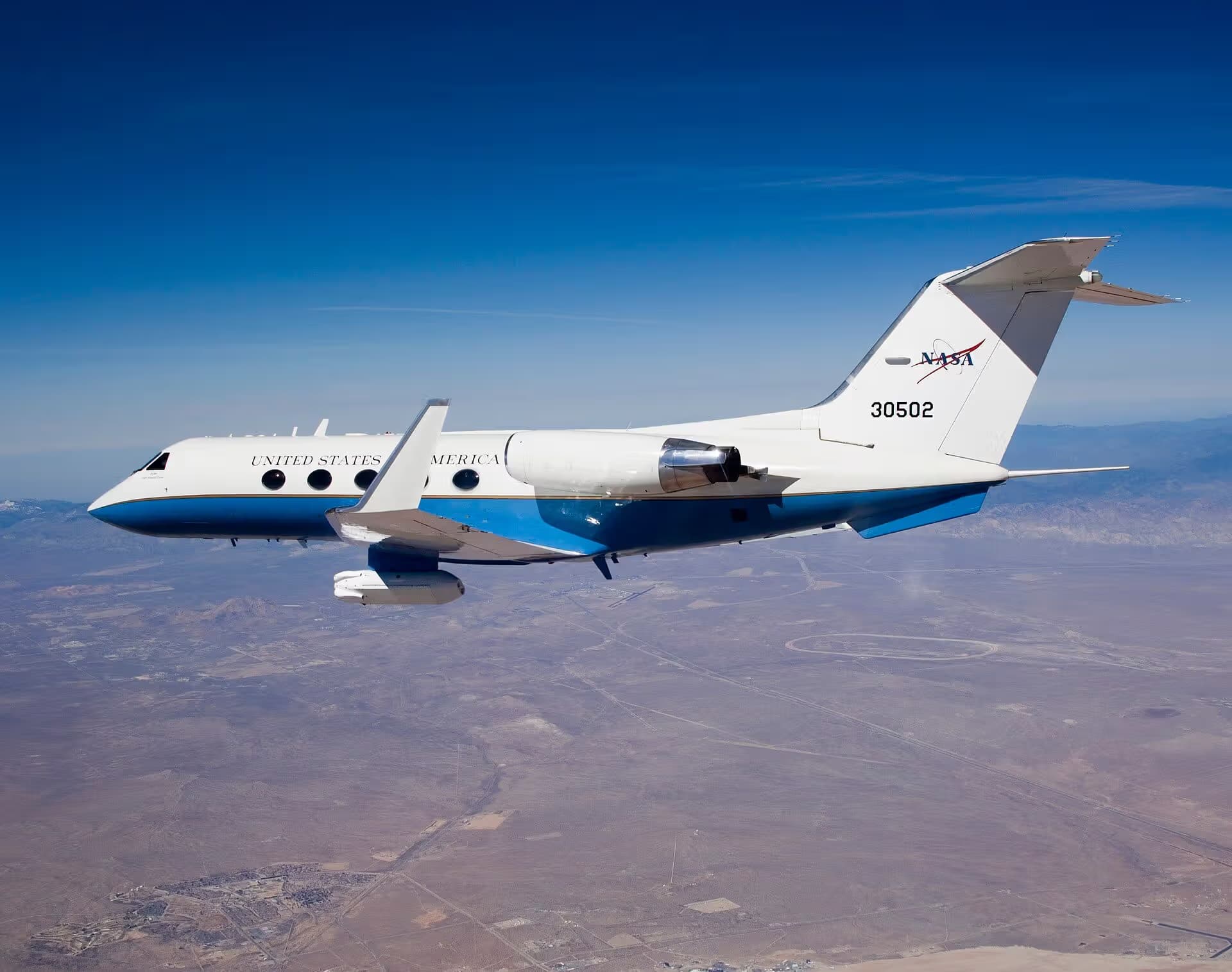 Unidentified — Business jet at Edwards Air Force Base