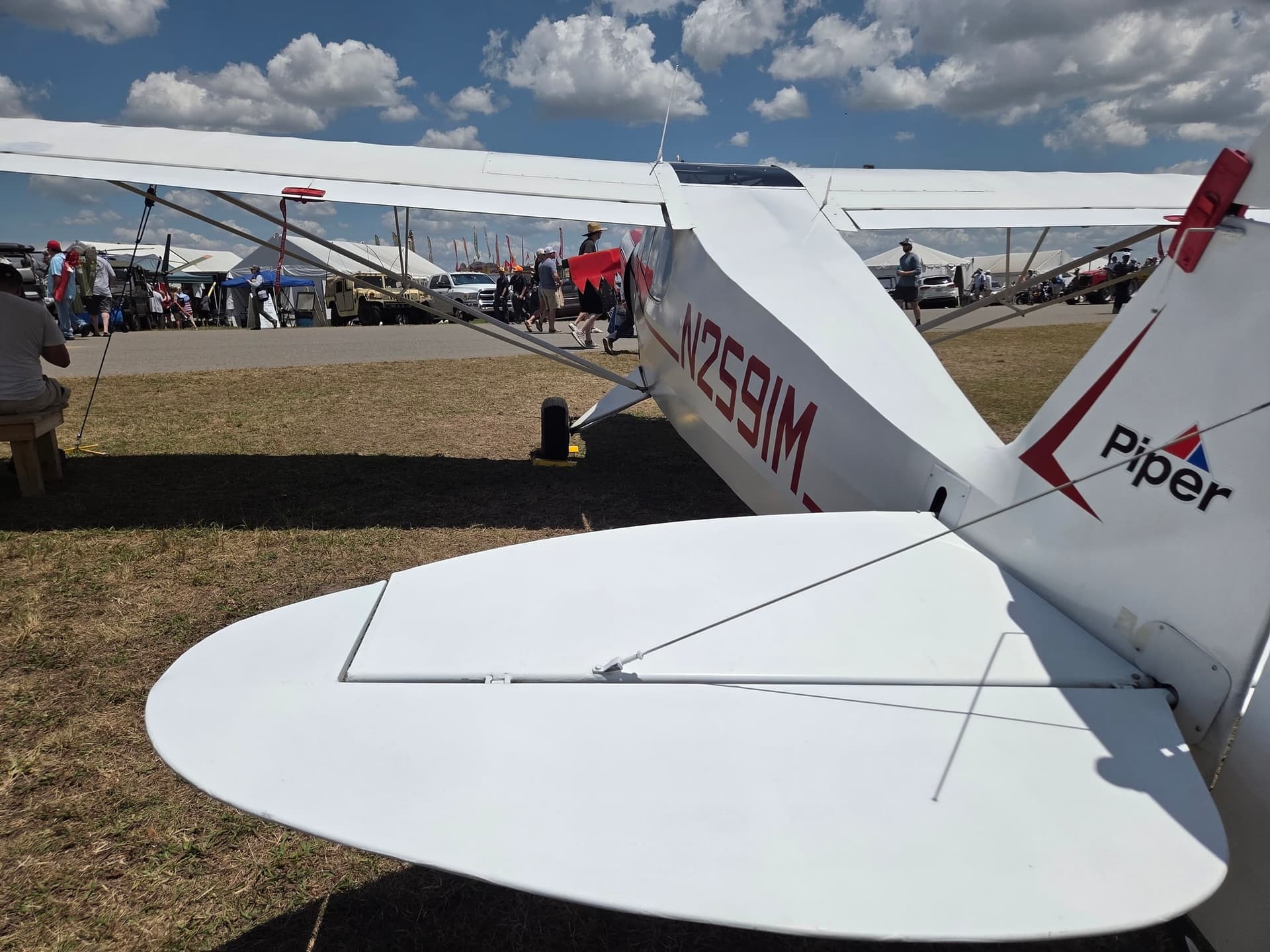 N2591M — Piper PA-12 Super Cruiser at Lakeland Linder Intl