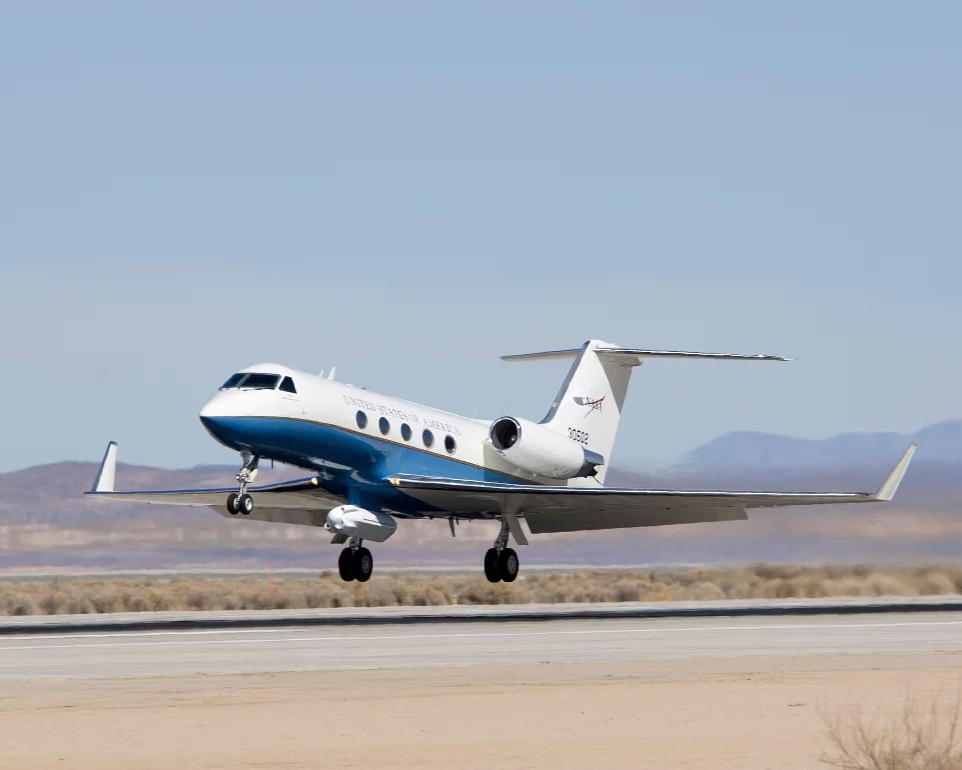 Unidentified — Business jet at Edwards Air Force Base