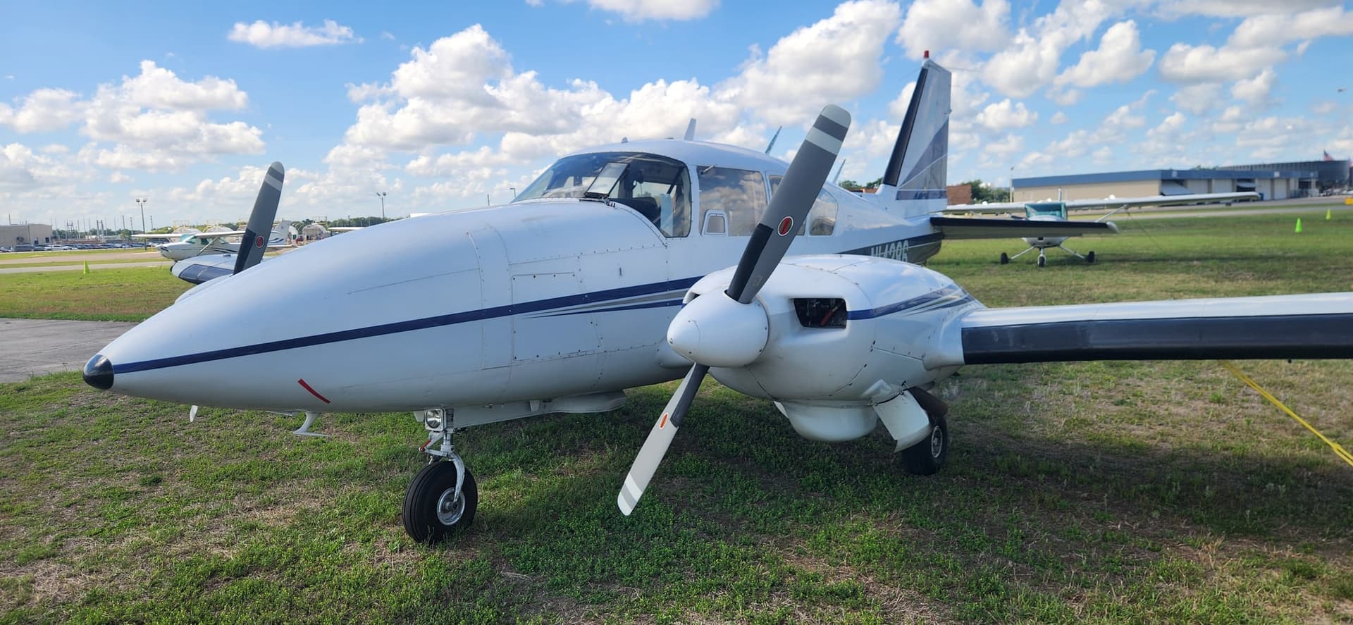 N14386 — Piper Apache PA-23-250 at Lakeland Linder Intl