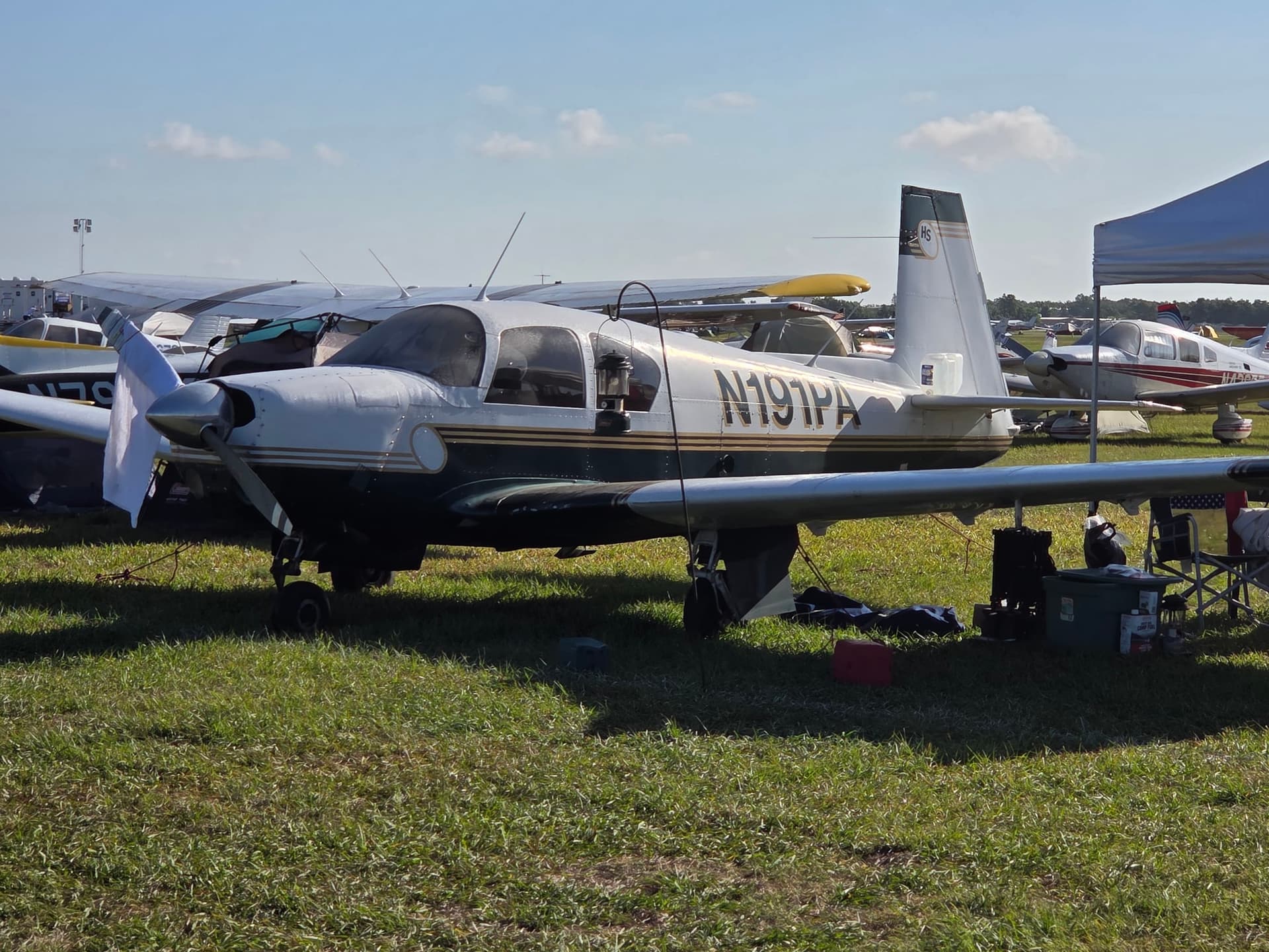 N191PA — Mooney M20D at Lakeland Linder Intl