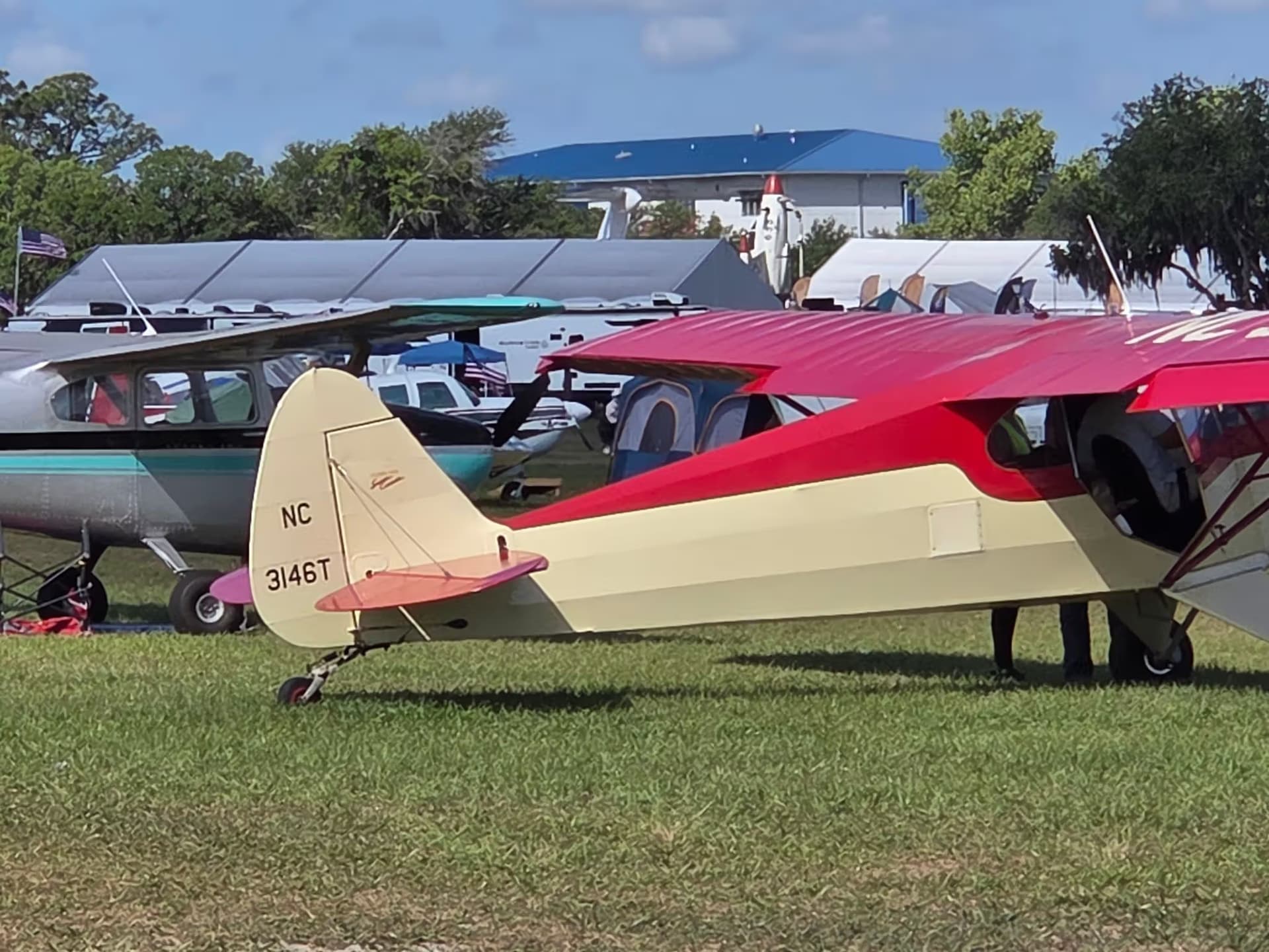 N3146T — Piper PA-12 Super Cruiser at Lakeland Linder Intl
