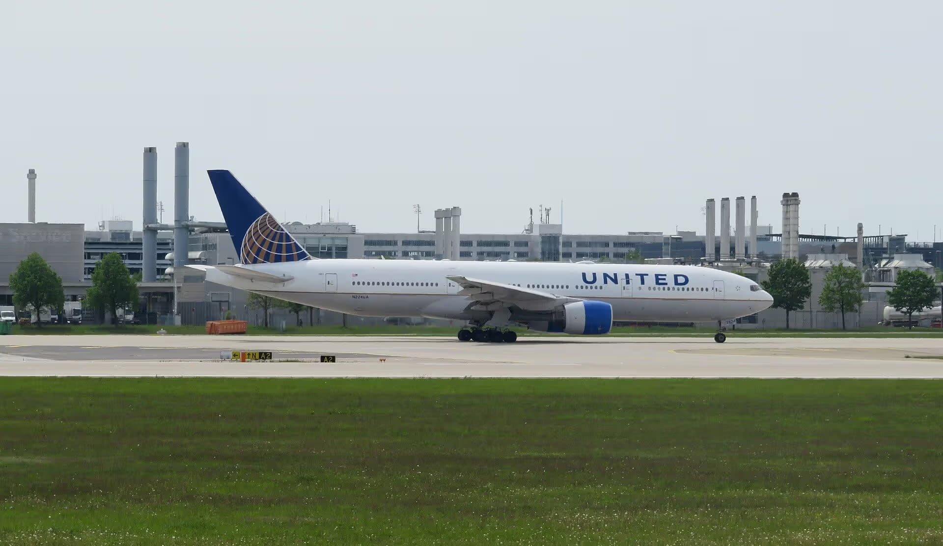 N224UA — Boeing at Munich Airport
