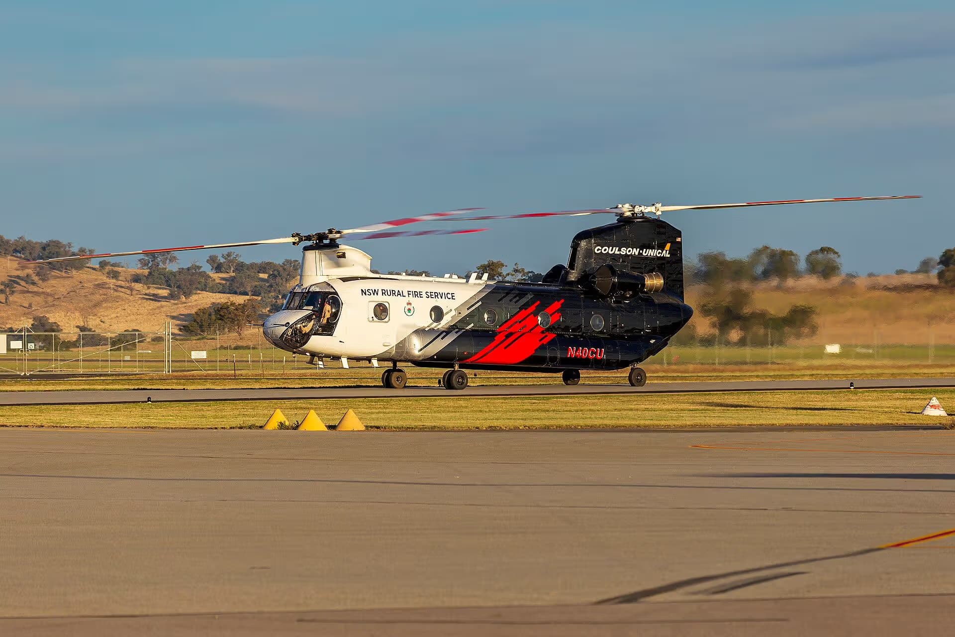 N40CU — Boeing at Wagga Wagga Airport