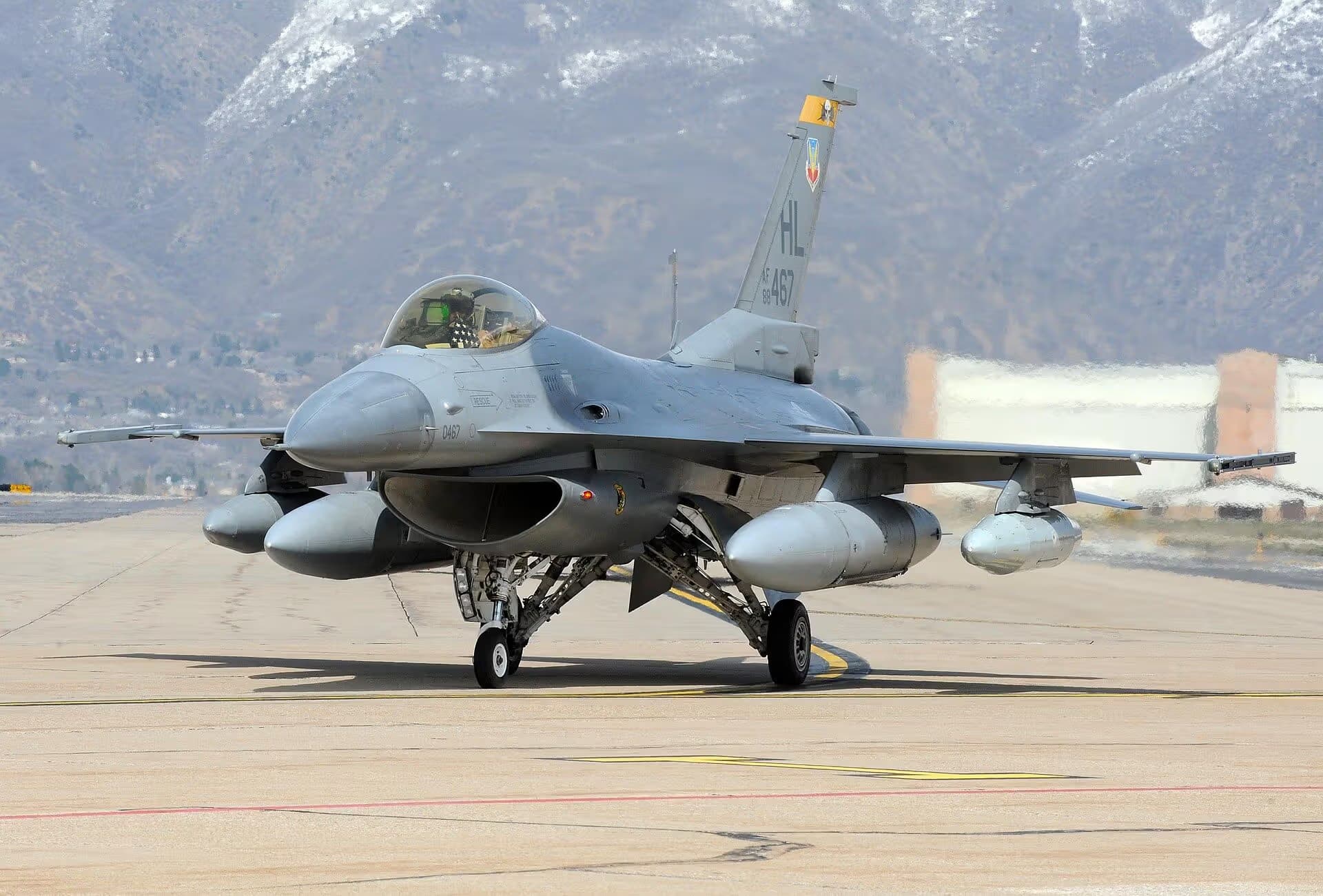 Unidentified — Single-engine aircraft at Hill Air Force Base