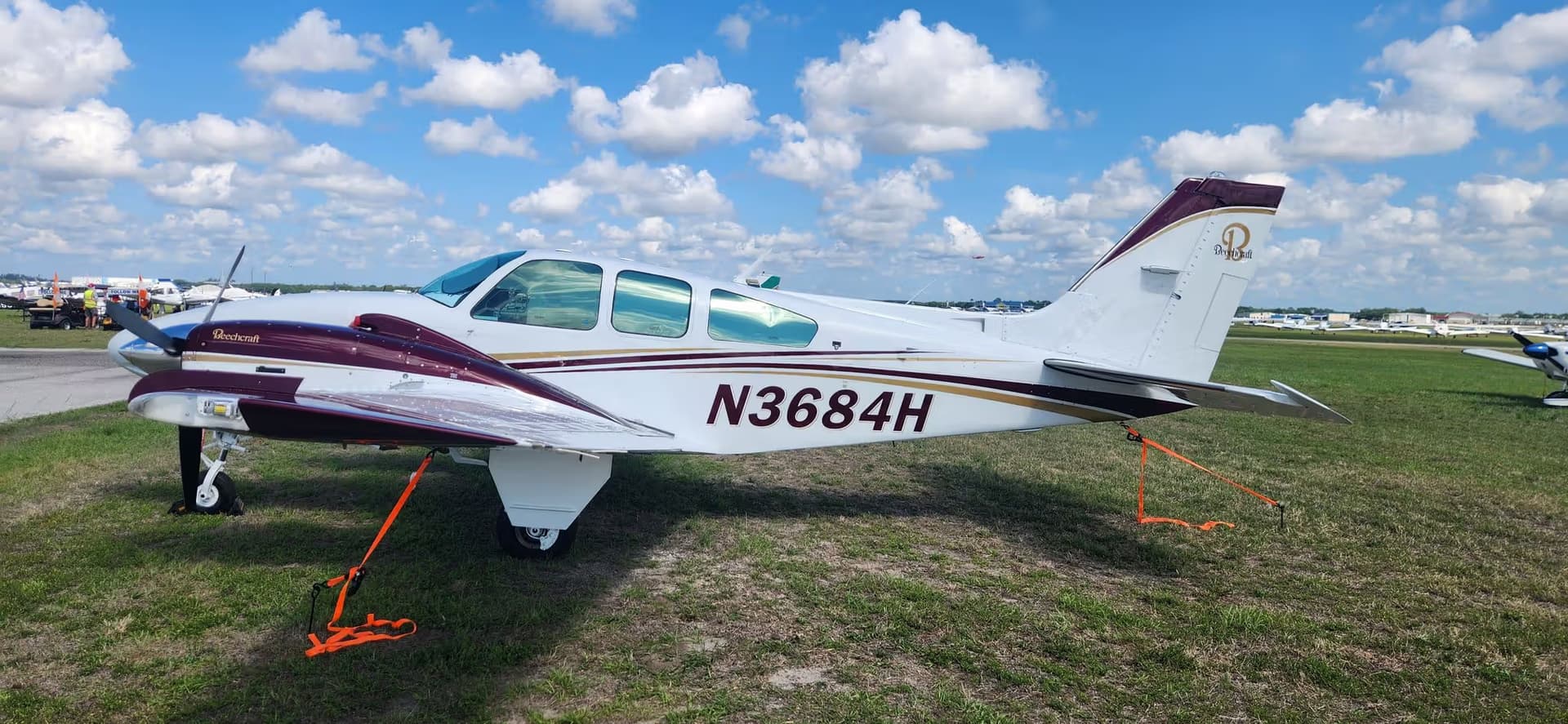 N3684H — Beechcraft Baron E-55 at Lakeland Linder Intl