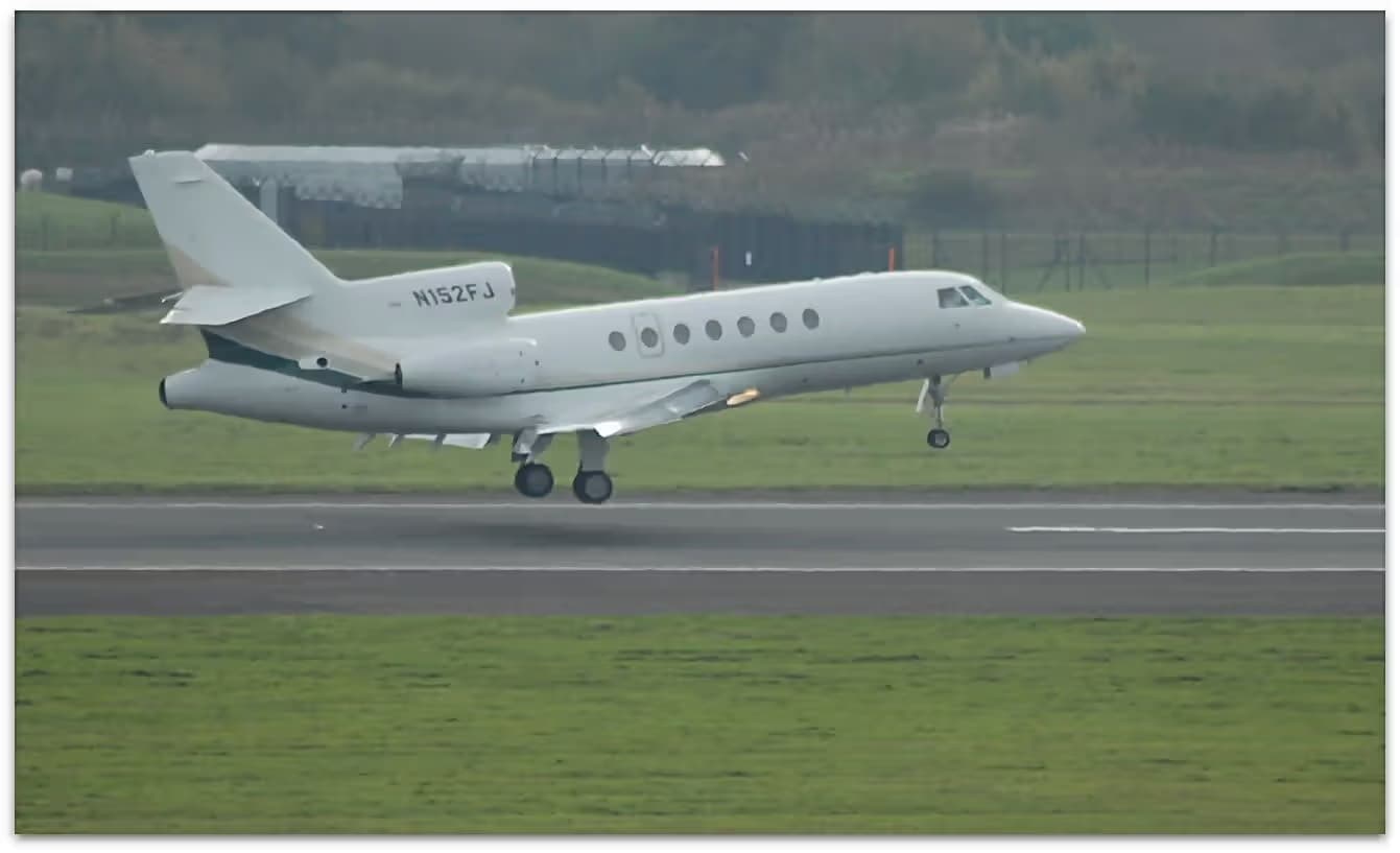 N152FJ — Business jet at Manchester Airport