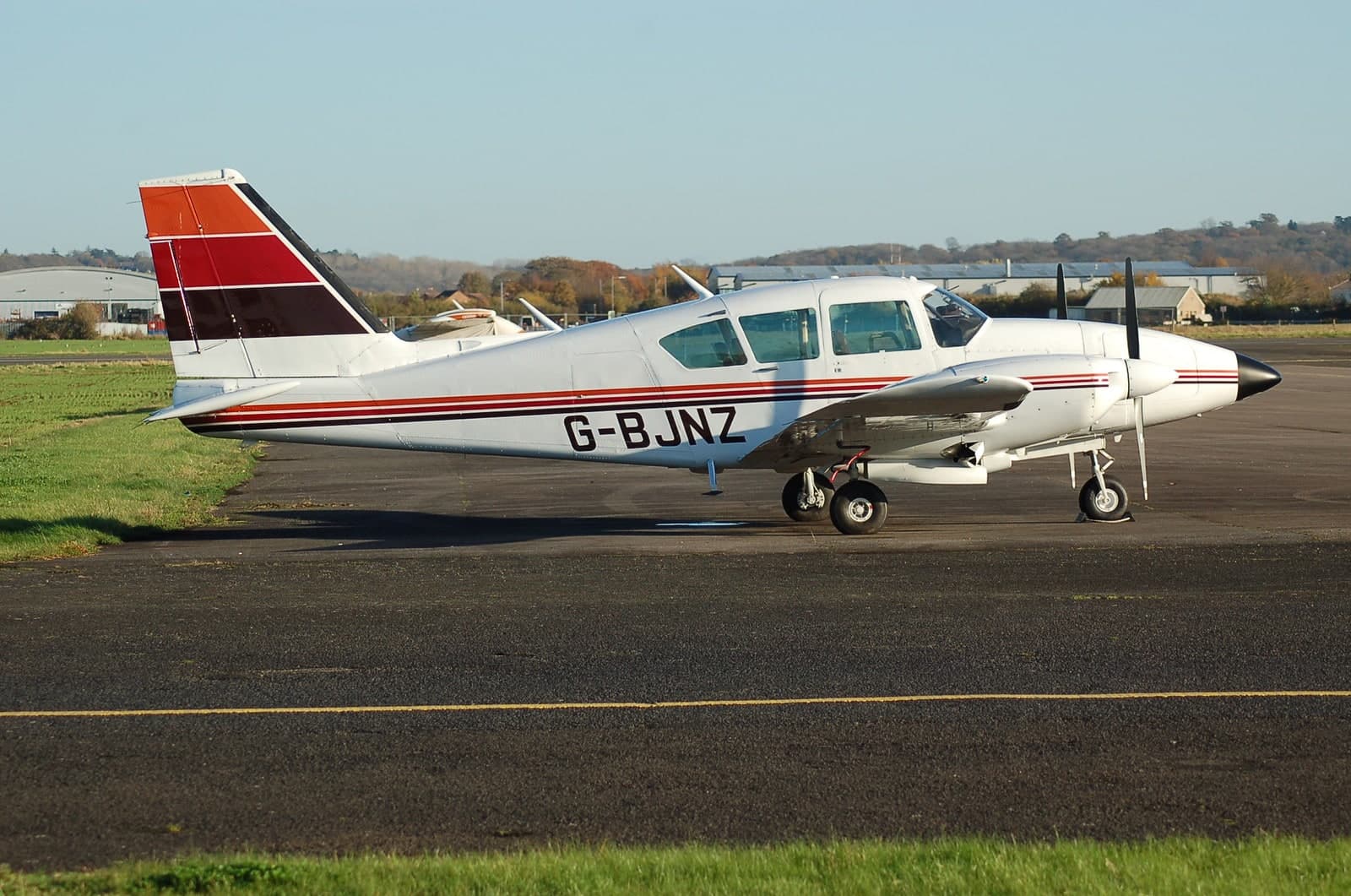 G-BJNZ — Twin-engine aircraft