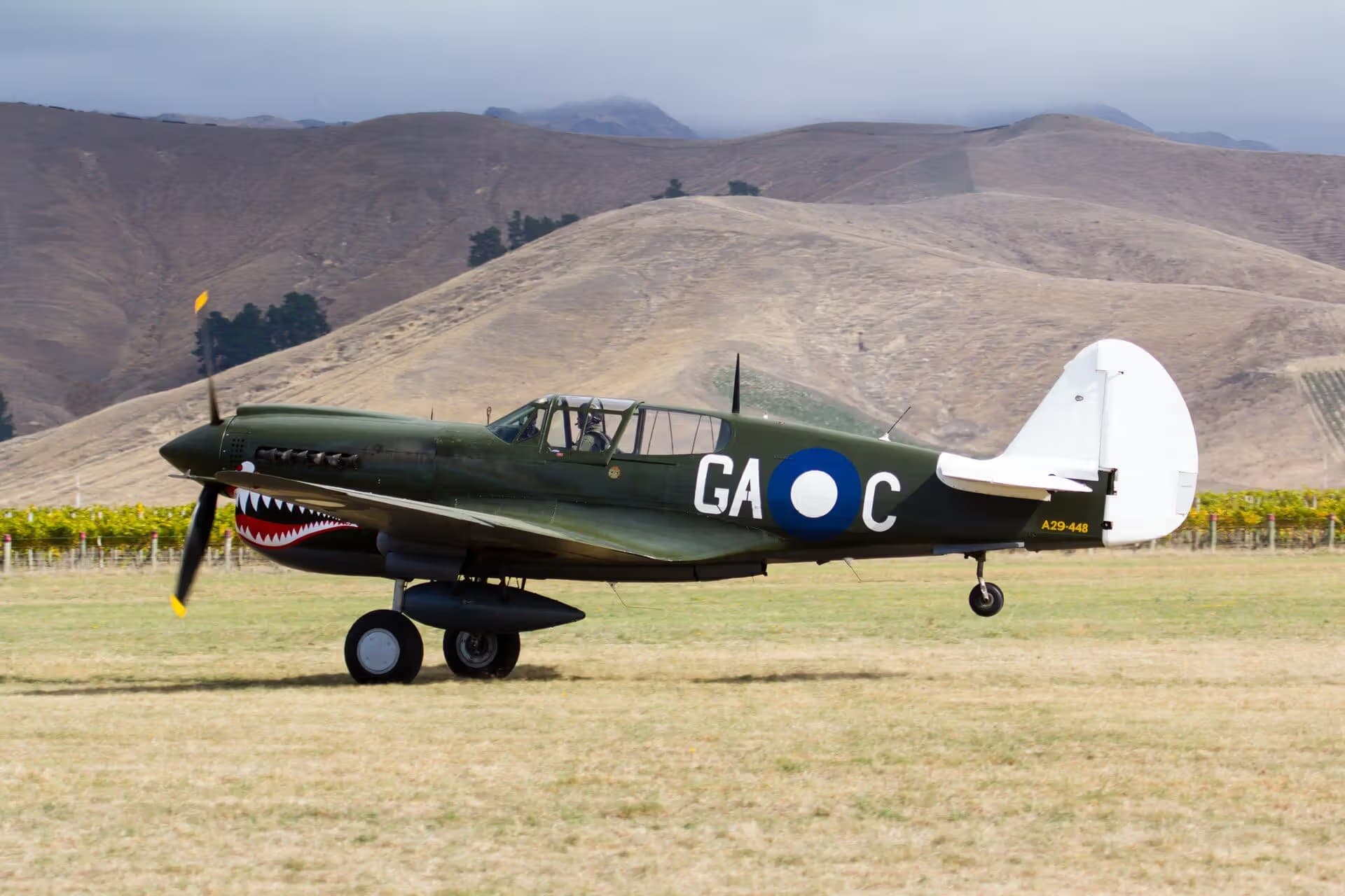 Unidentified — Single-engine aircraft