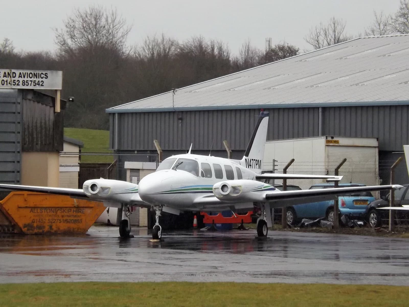 N477PM — Twin-engine aircraft