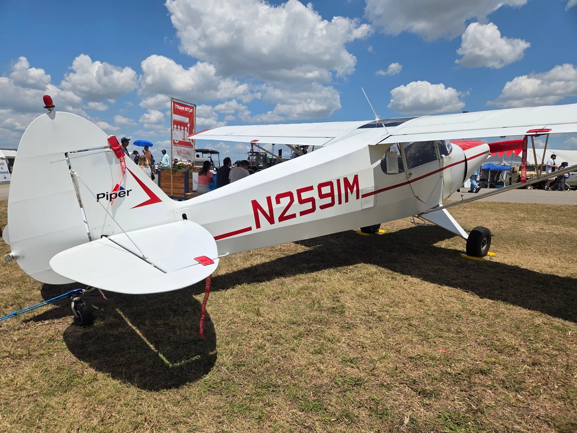 N2591M — Piper PA-12 Super Cruiser at Lakeland Linder Intl
