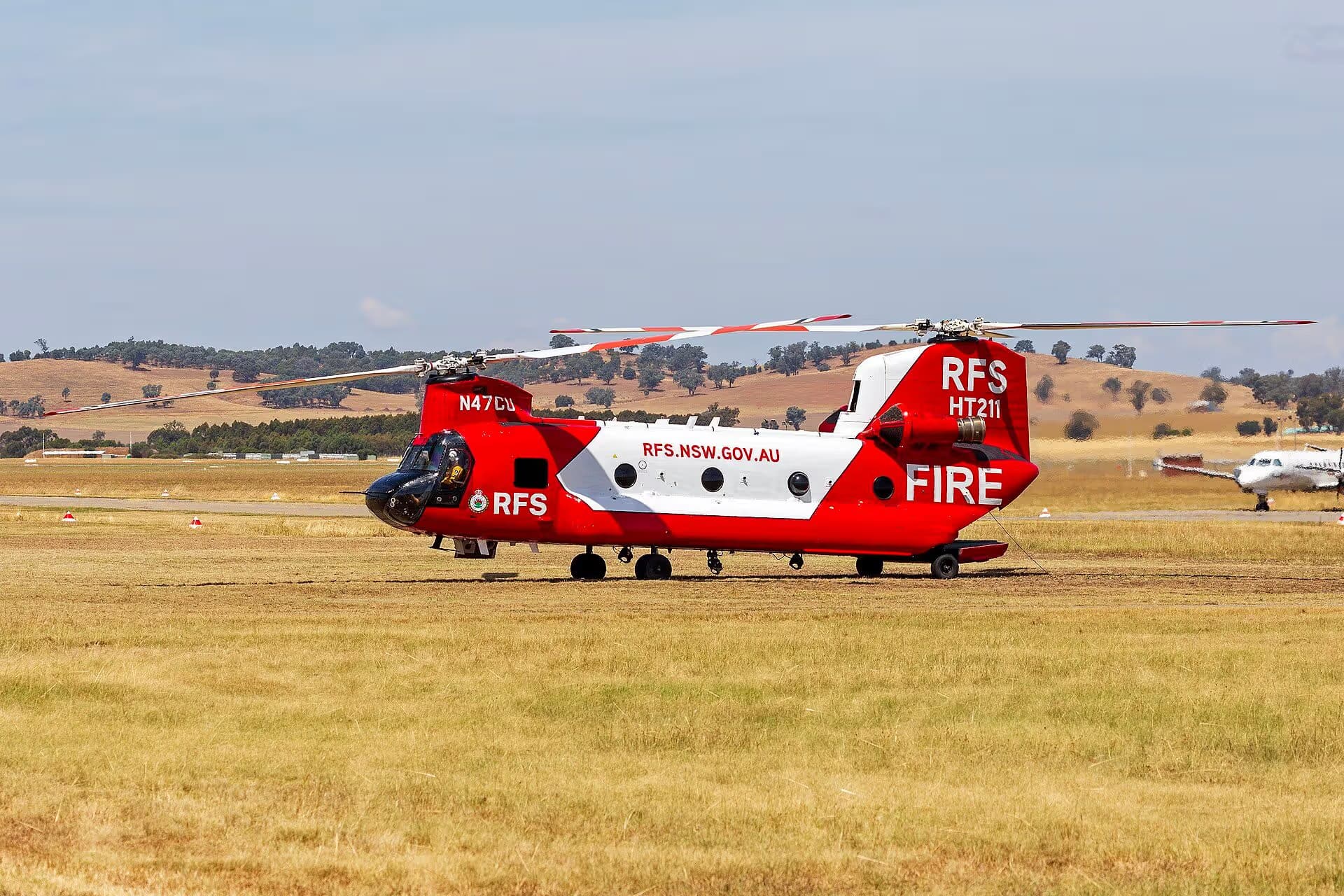 N47CU — Boeing at Wagga Wagga Airport