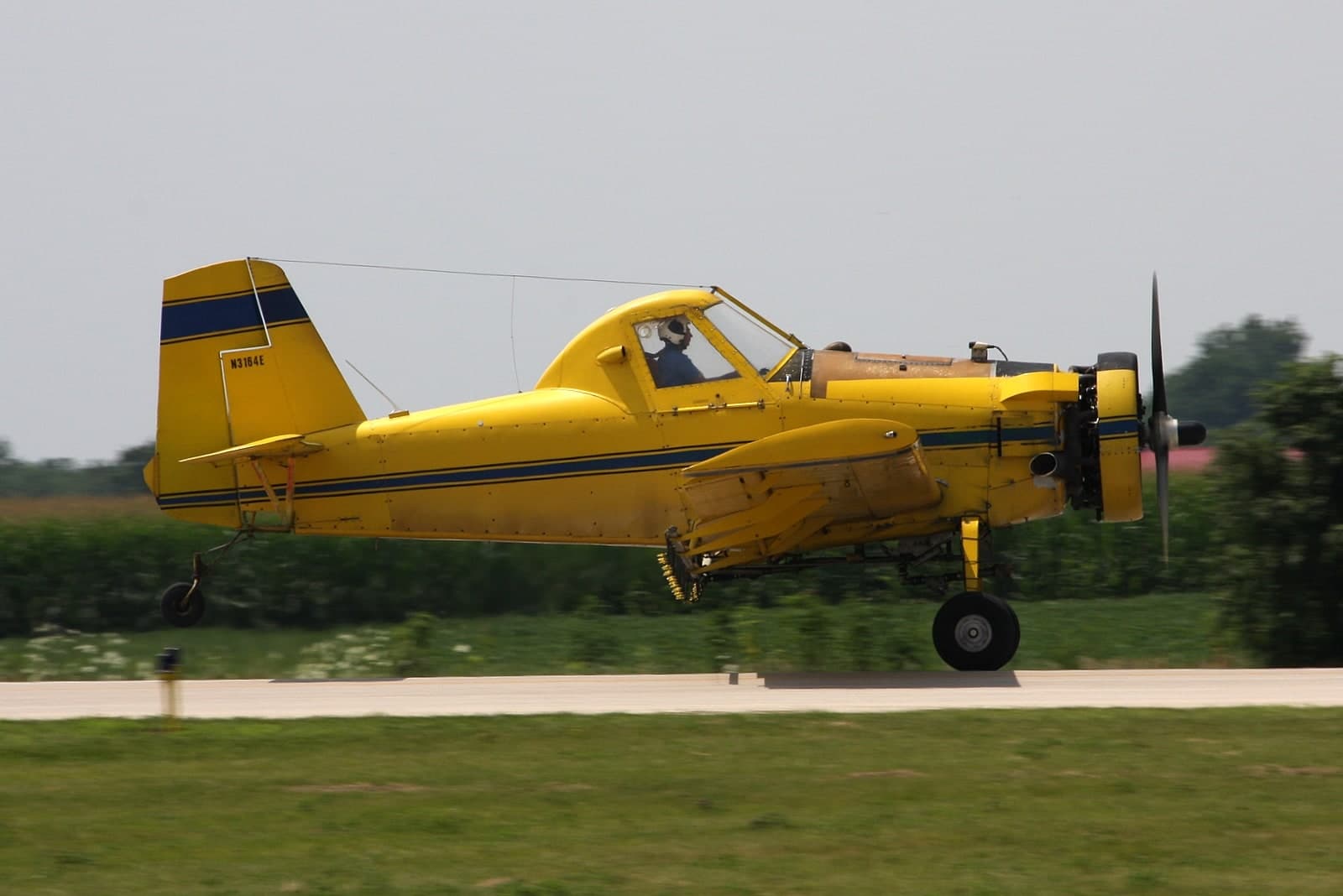 N3164E — Single-engine aircraft