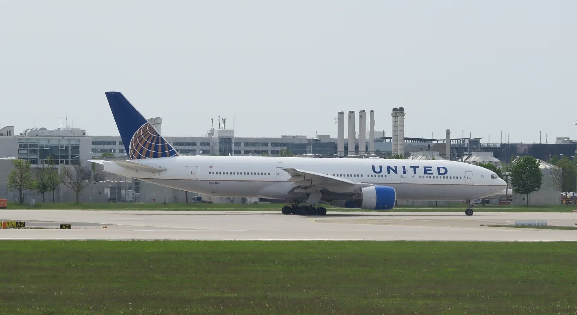 N224UA — Boeing at Munich Airport