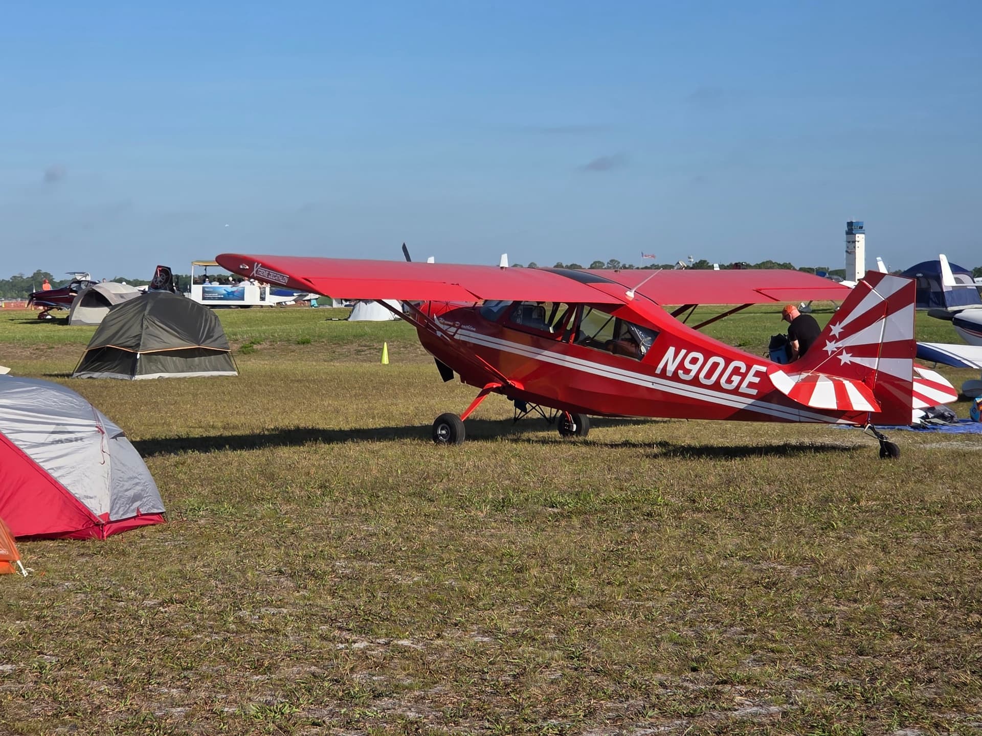 N90GE — American Champion 8KCAB at Lakeland Linder Intl