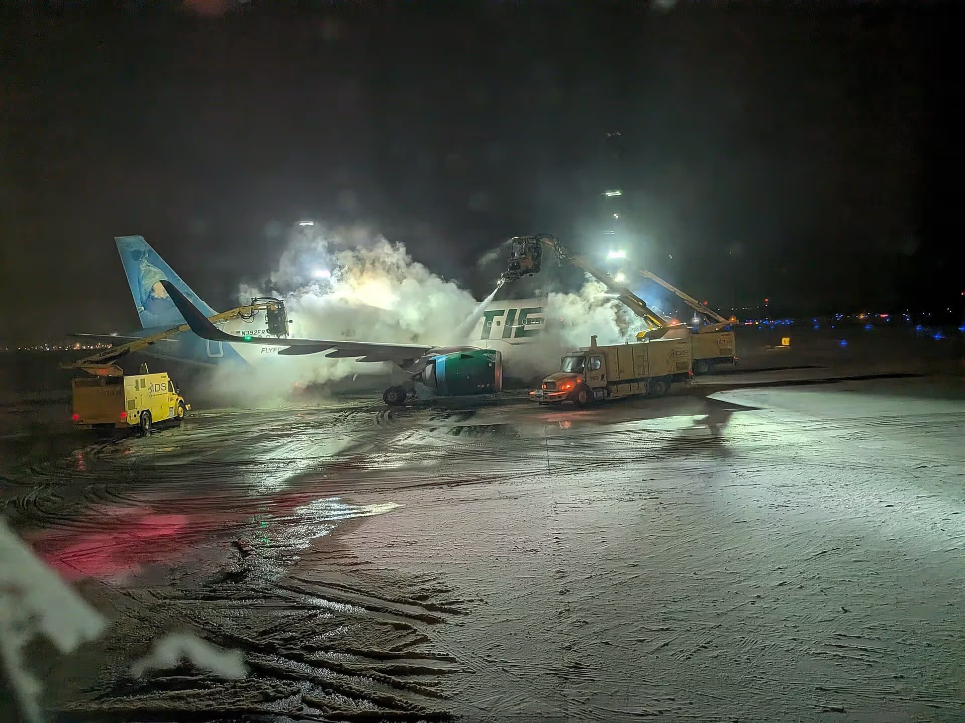 N392FR — Airbus at Denver International Airport