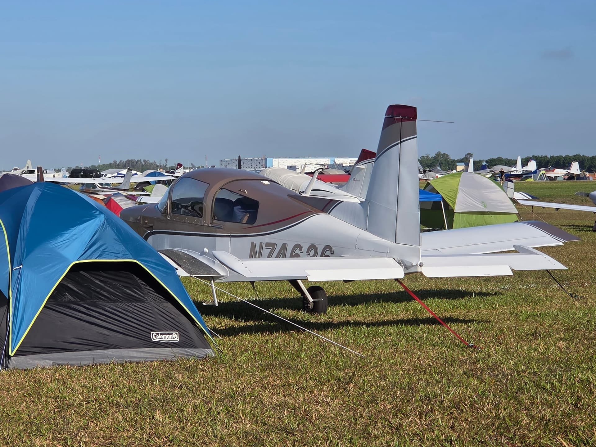 N74636 — Grumman American AA-5B Tiger at Lakeland Linder Intl