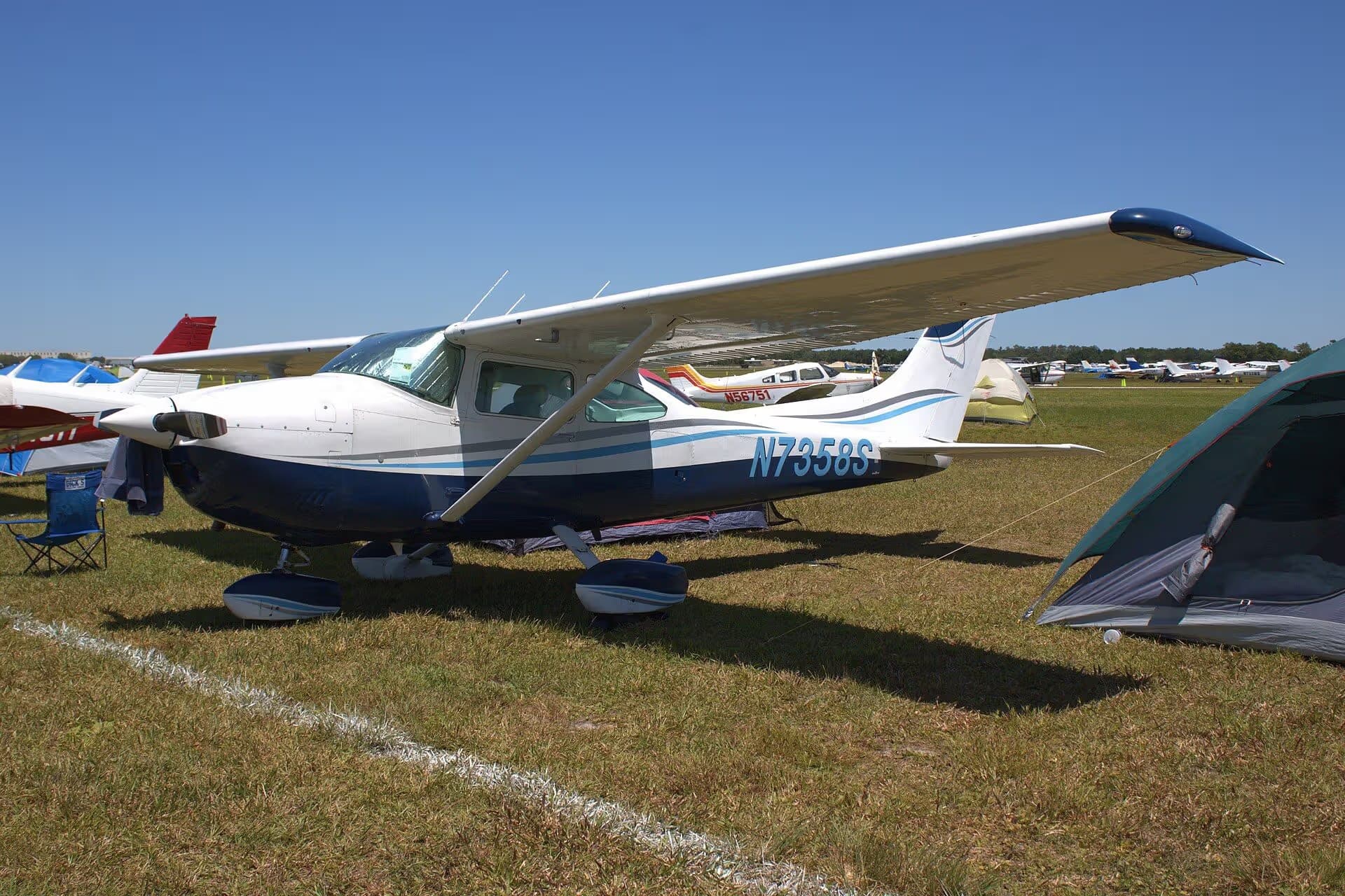 N7358S — Single-engine aircraft