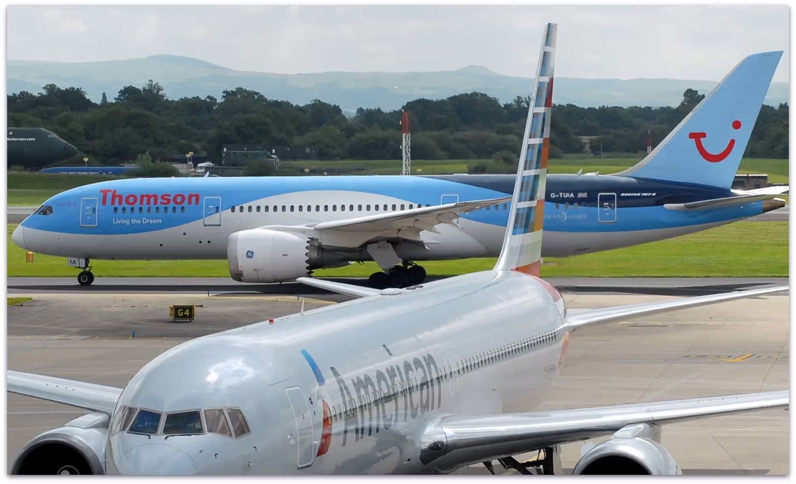N388AA — Boeing at Manchester Airport