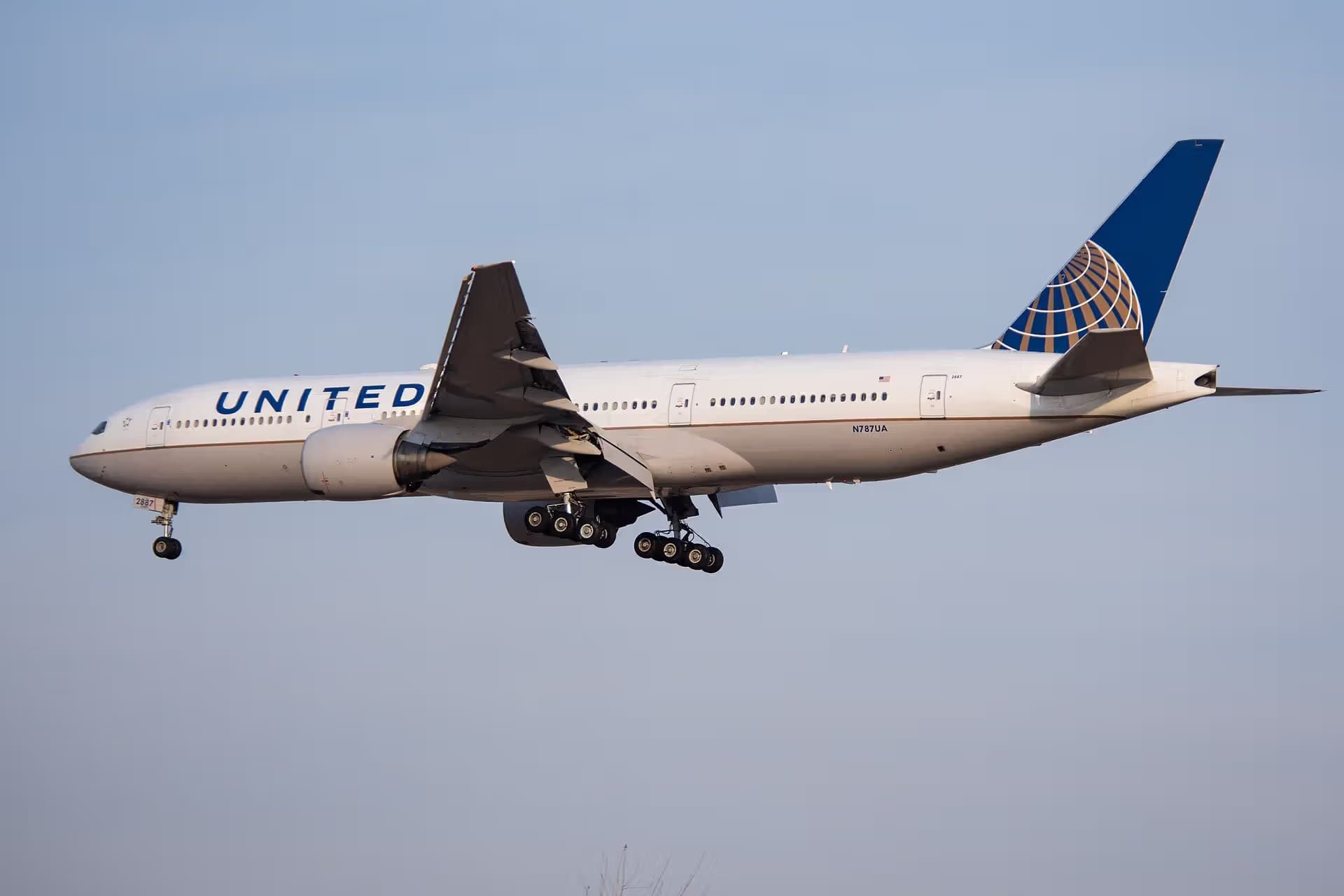 N787UA — Twin-engine aircraft