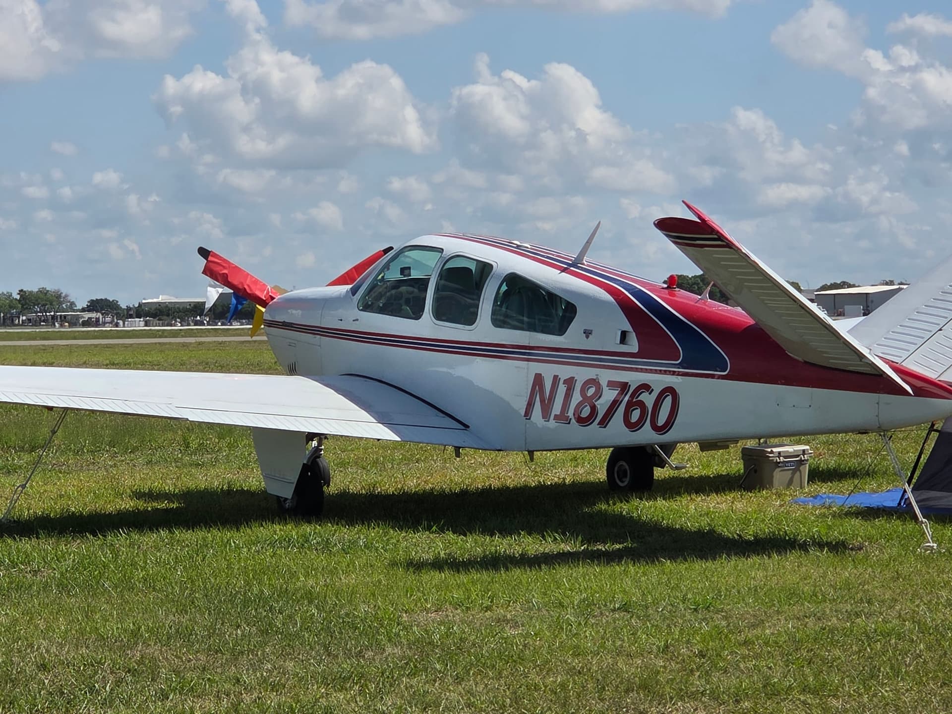 N18760 — Beechcraft Bonanza V35B at Lakeland Linder Intl