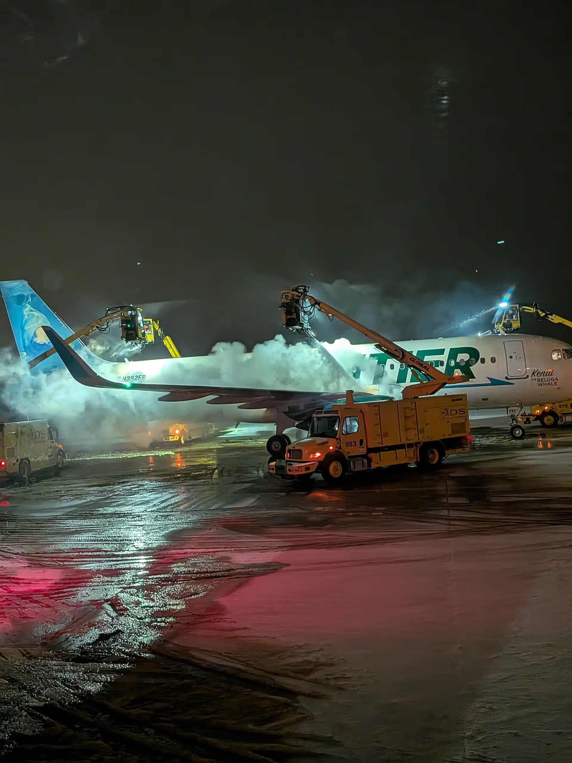 N392FR — Airbus at Denver International Airport