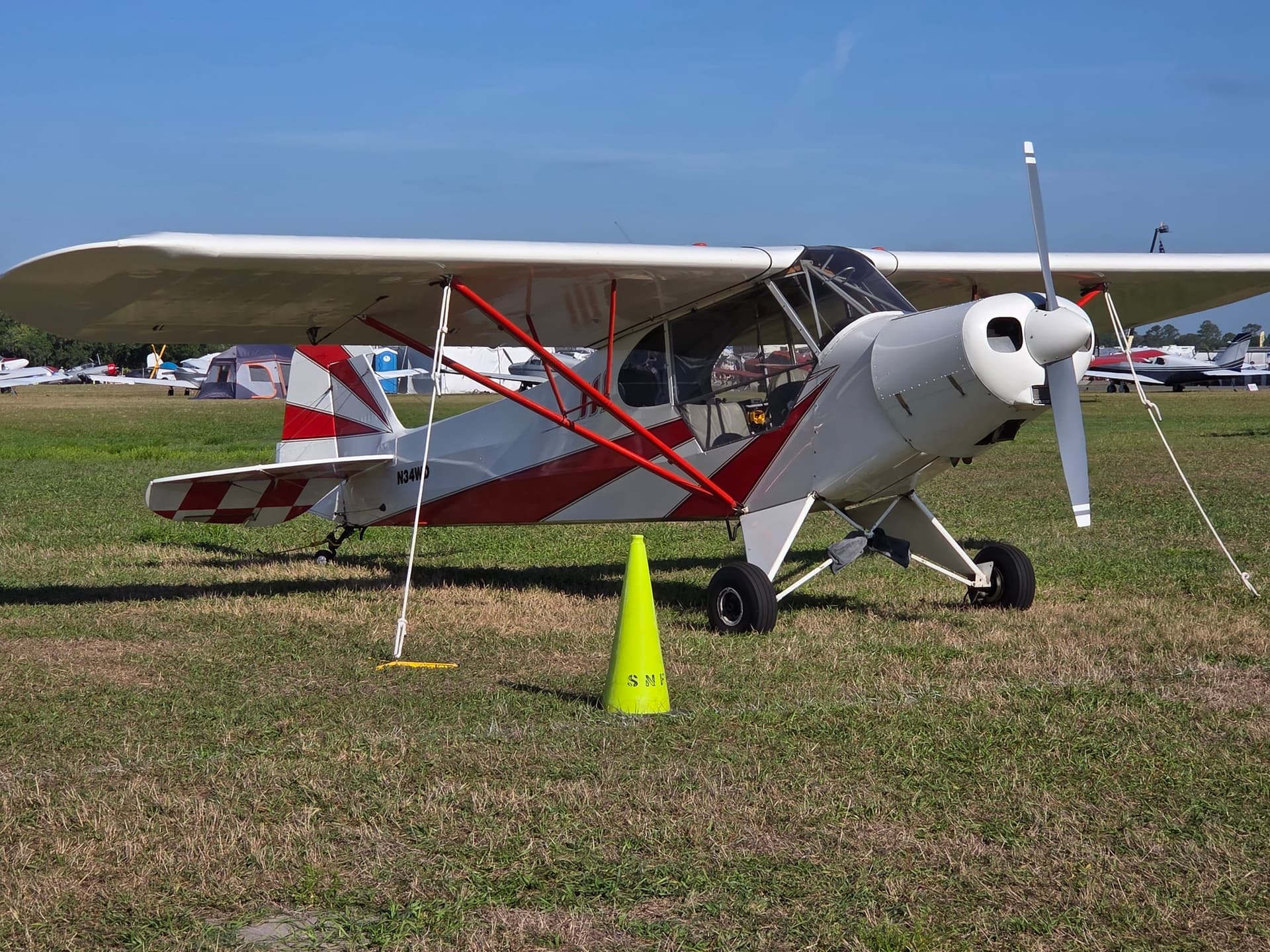 N34WD — Wag-Aero Sport Trainer at Lakeland Linder Intl