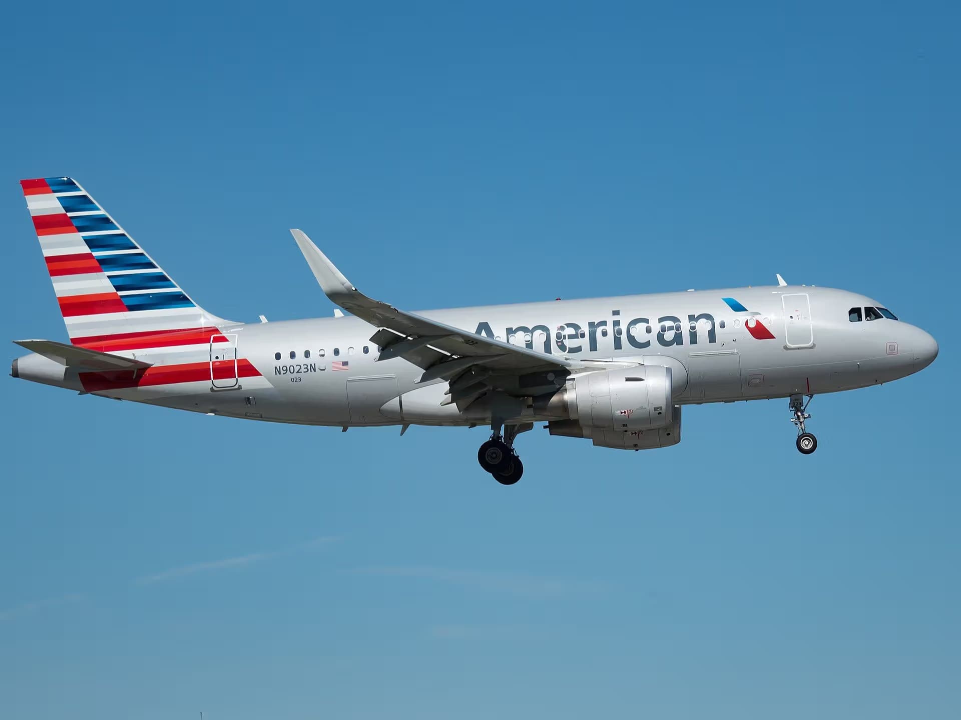 N9023N — Airbus at Miami International Airport
