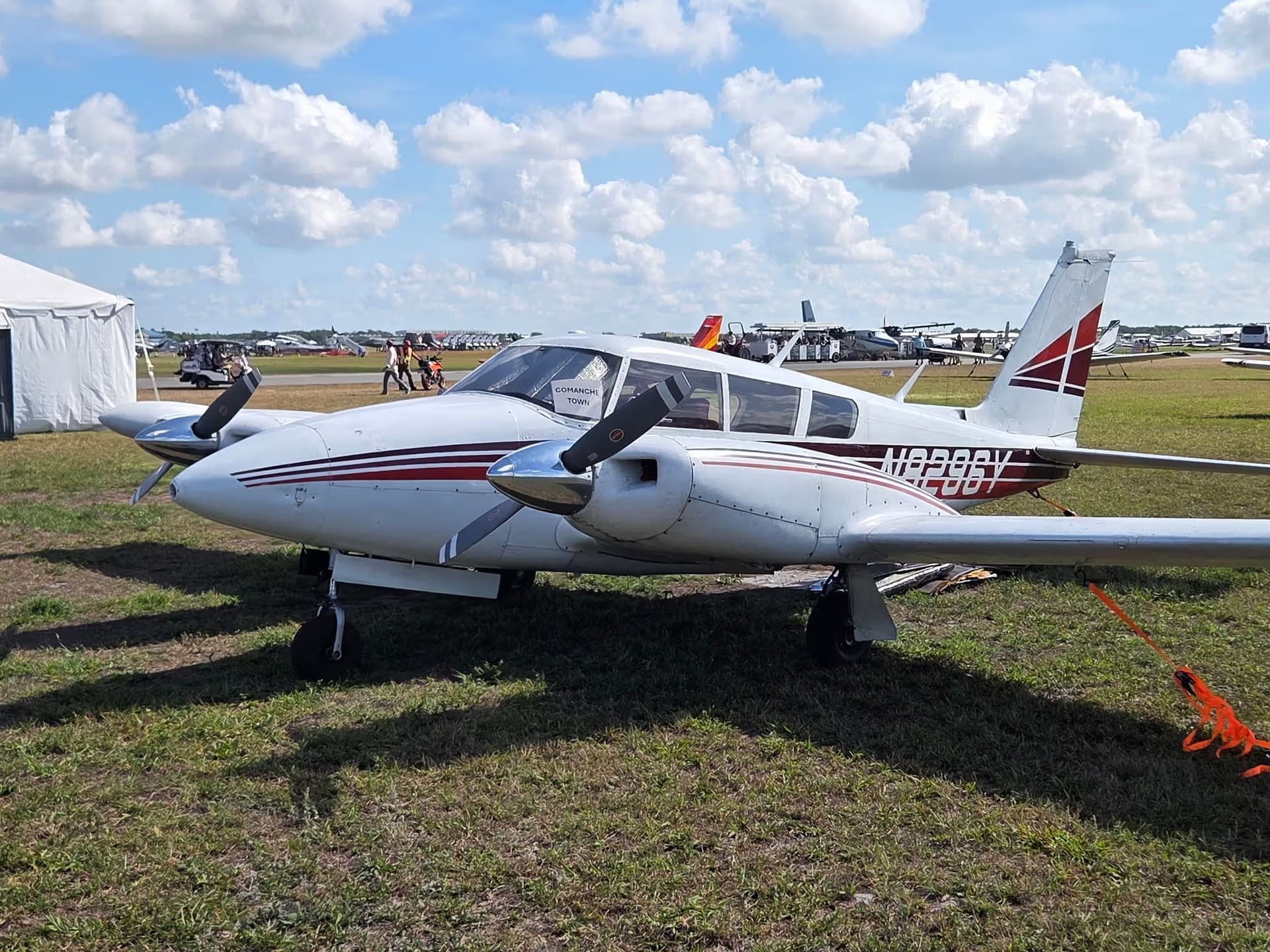 N8296Y — Piper Twin Comanche PA-30 at Lakeland Linder Intl