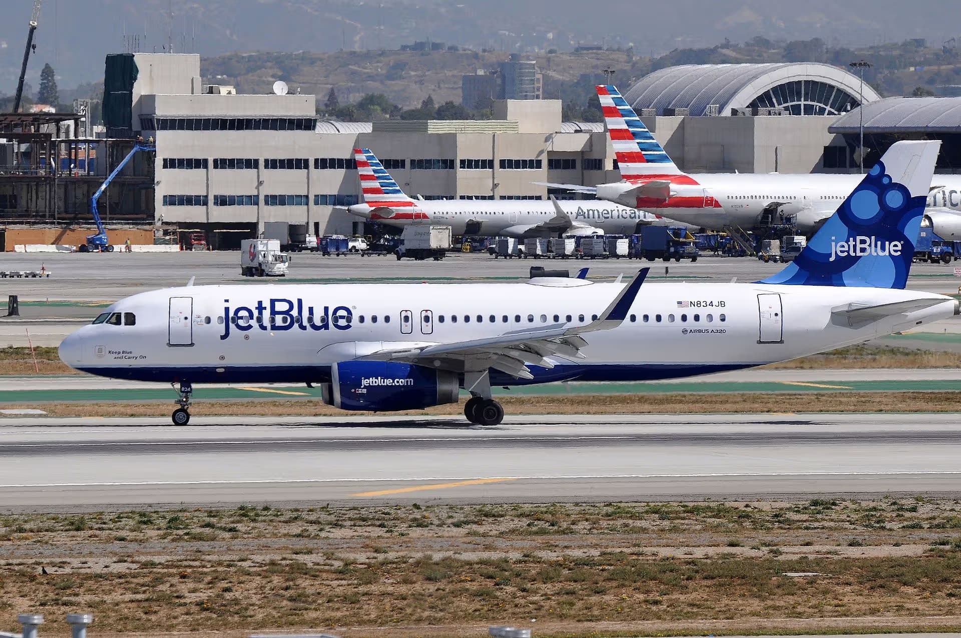 N834JB — Airbus