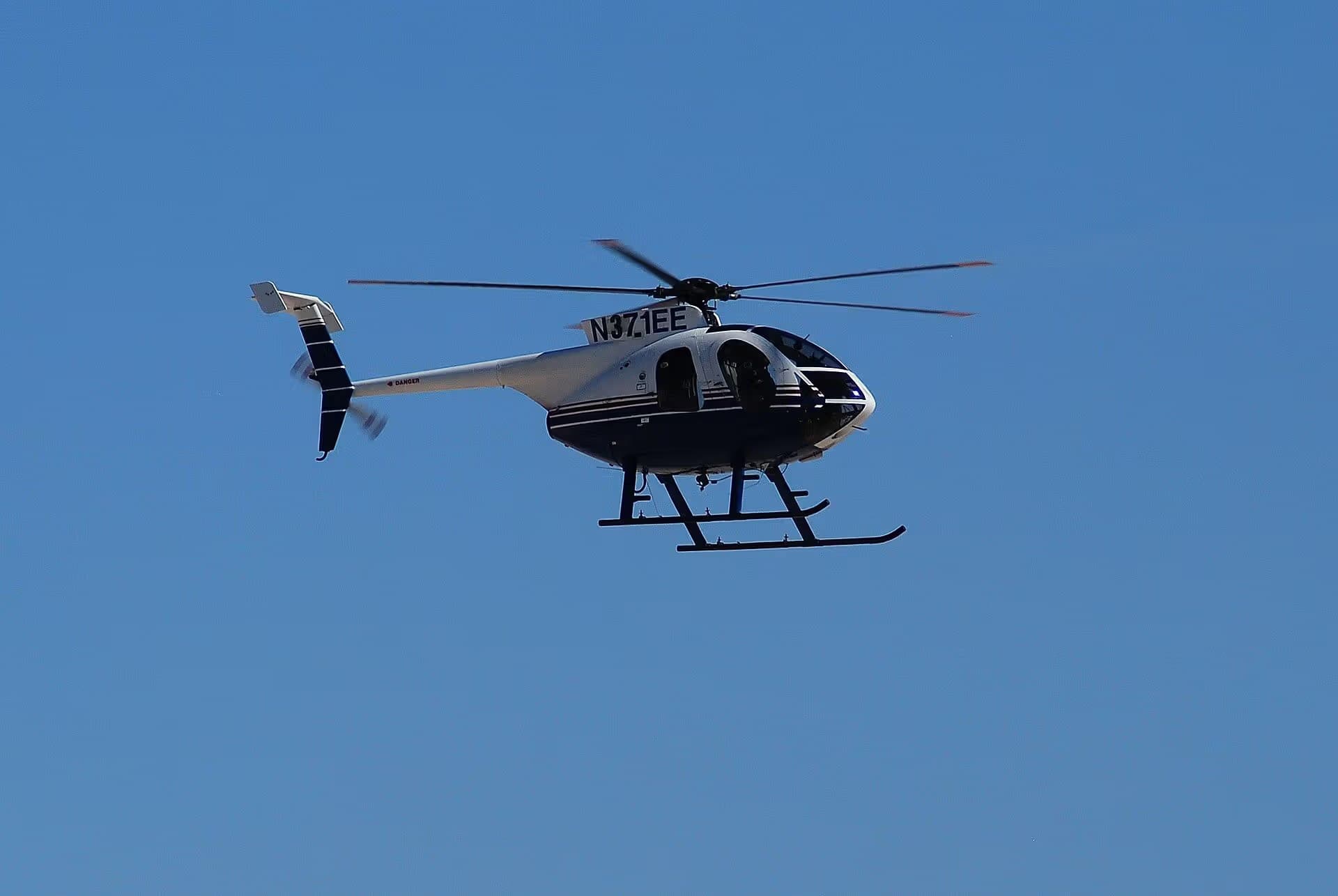 N371EE — Helicopter at North Las Vegas Airport