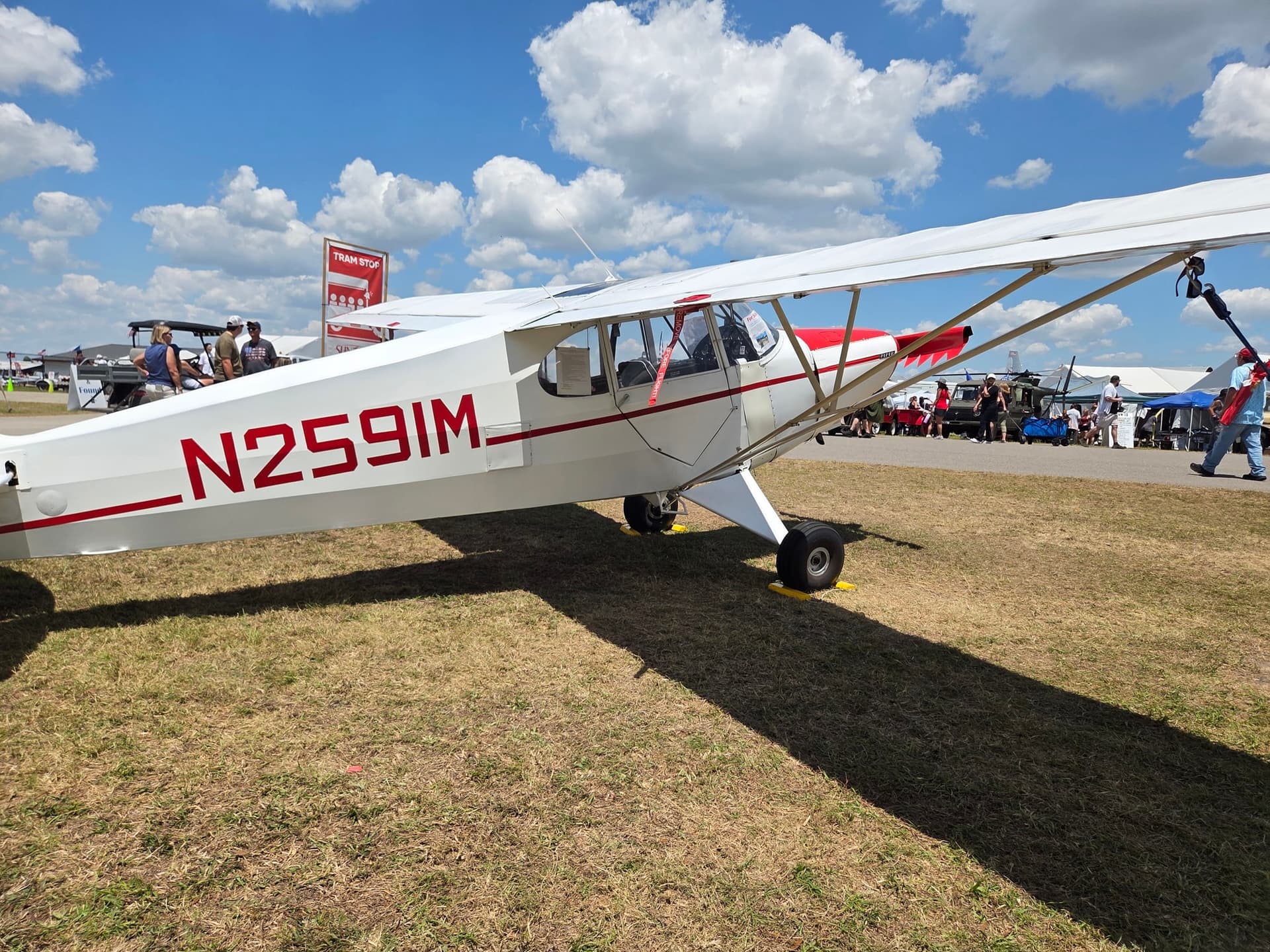 N2591M — Piper PA-12 Super Cruiser at Lakeland Linder Intl