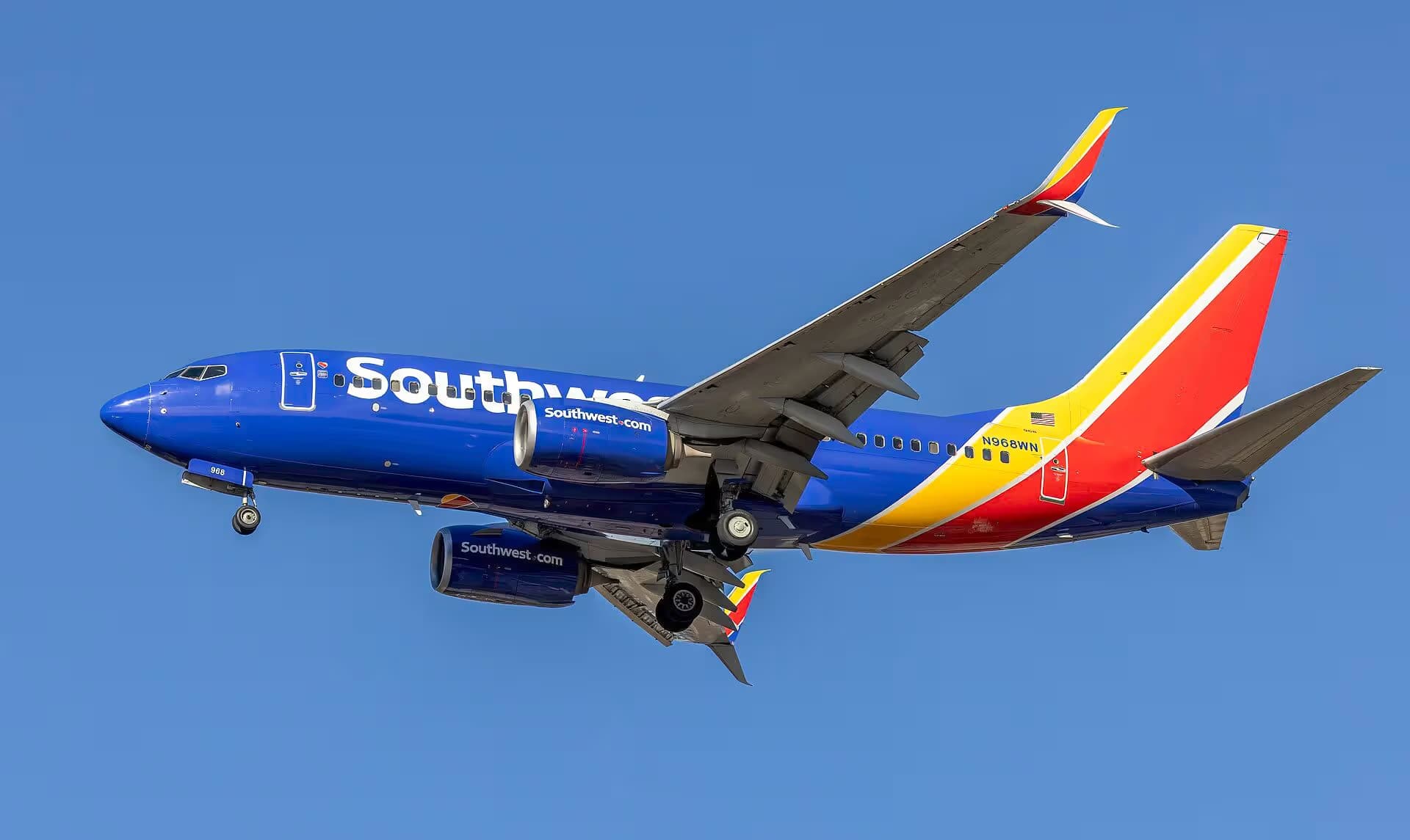 N968WN — Boeing