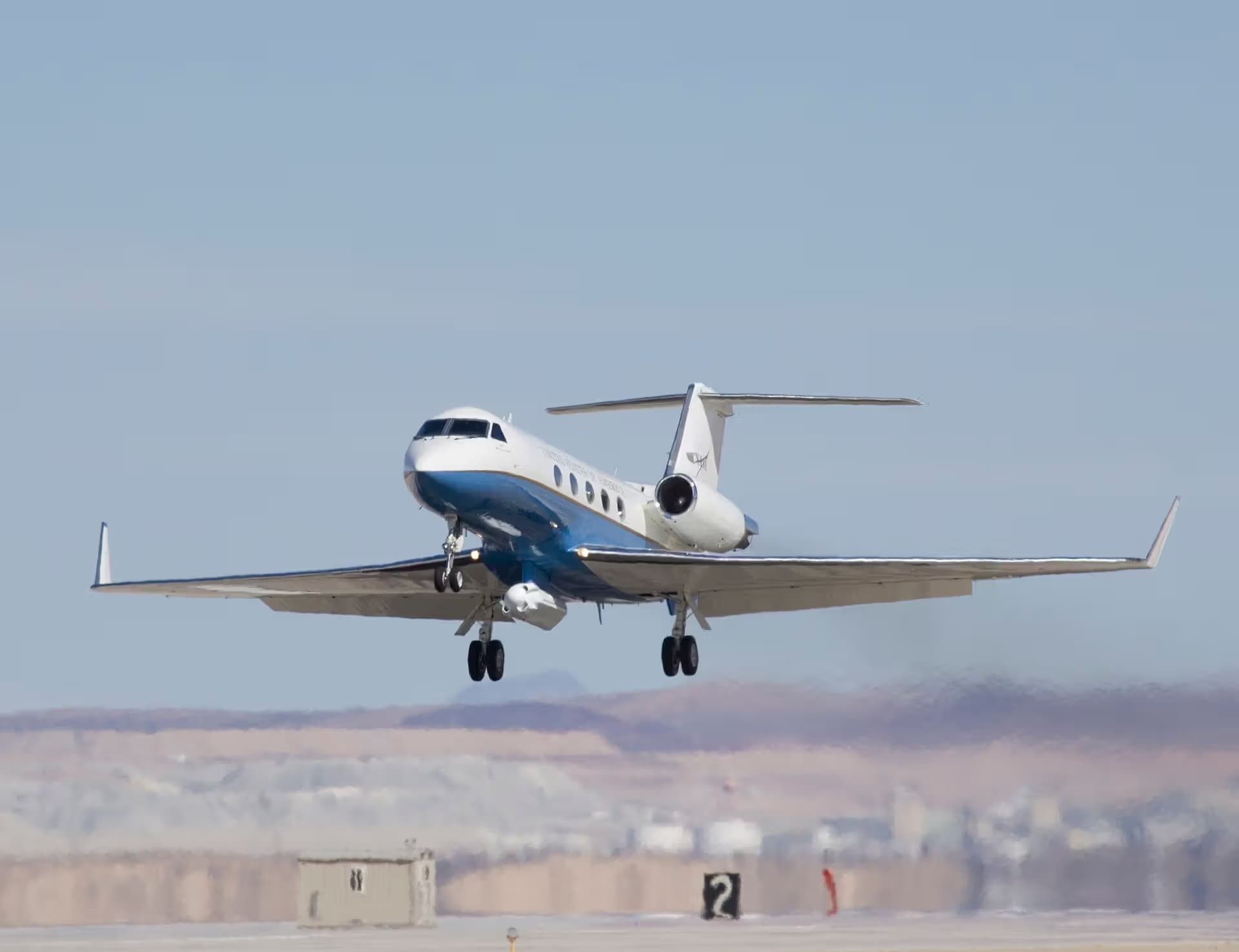 Unidentified — Business jet at Edwards Air Force Base