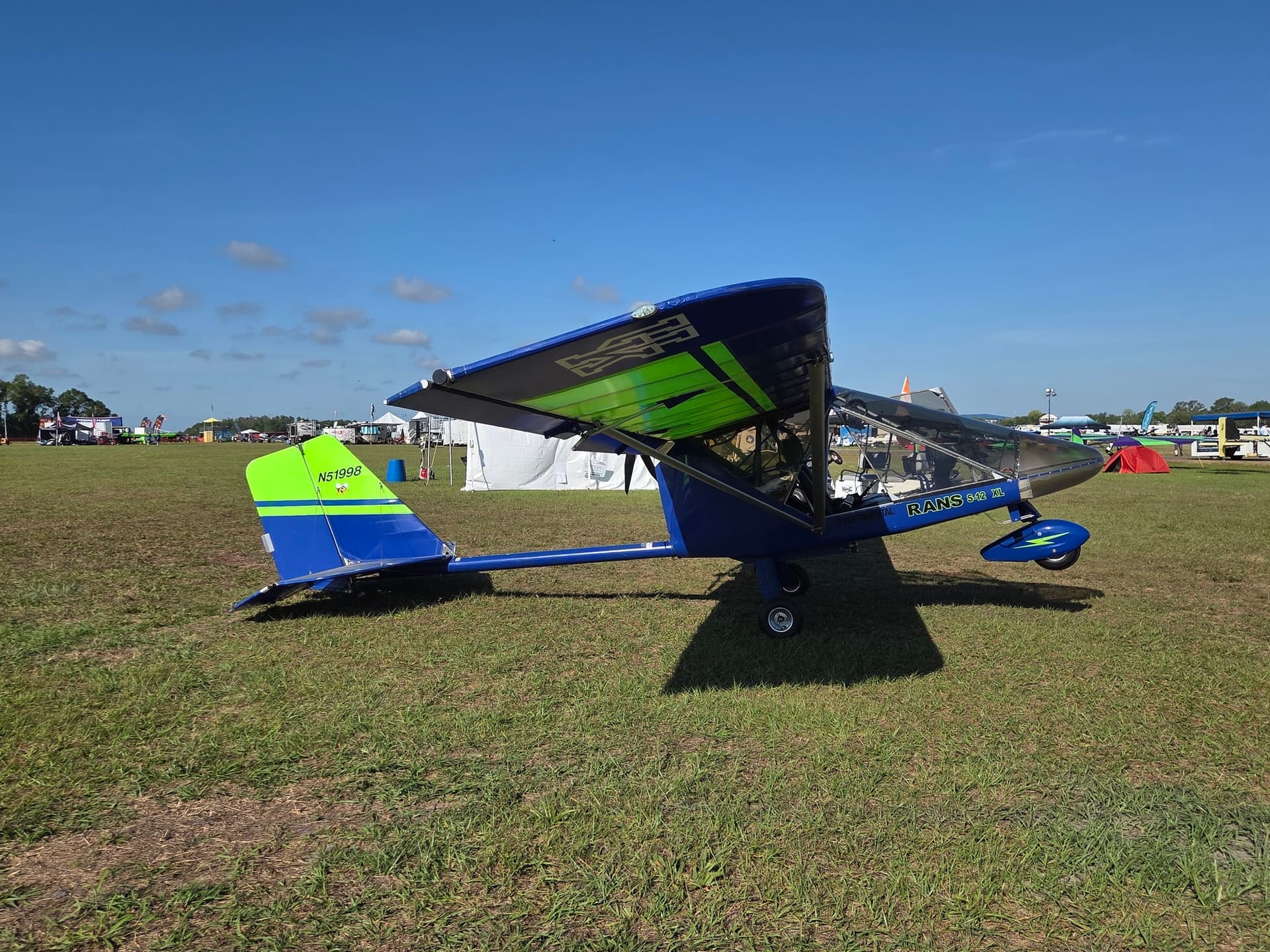 N51998 — RANS RANS S-12X at Lakeland Linder Intl