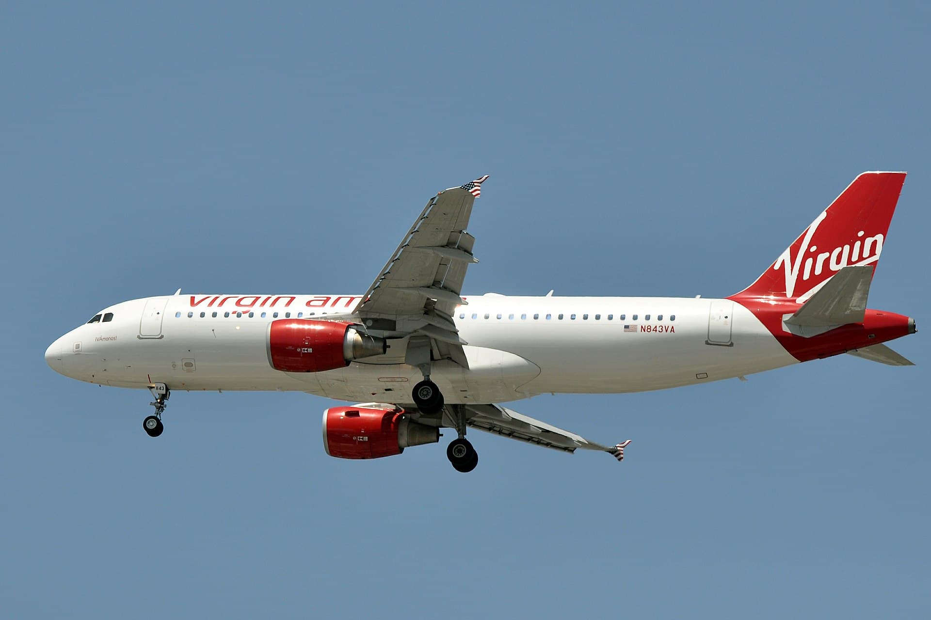 N843VA - Airbus