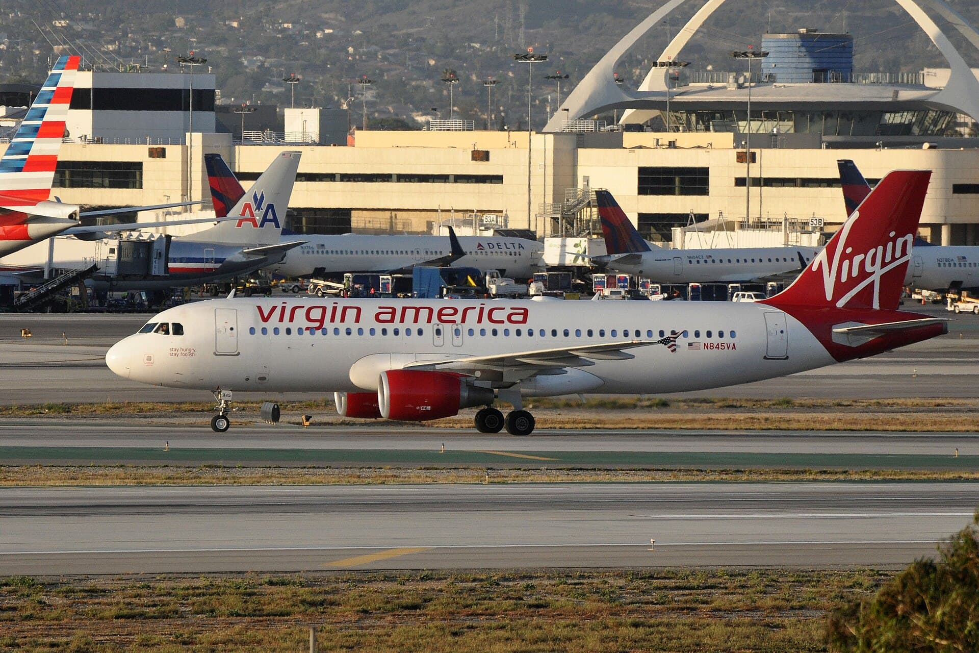 N845VA - Airbus