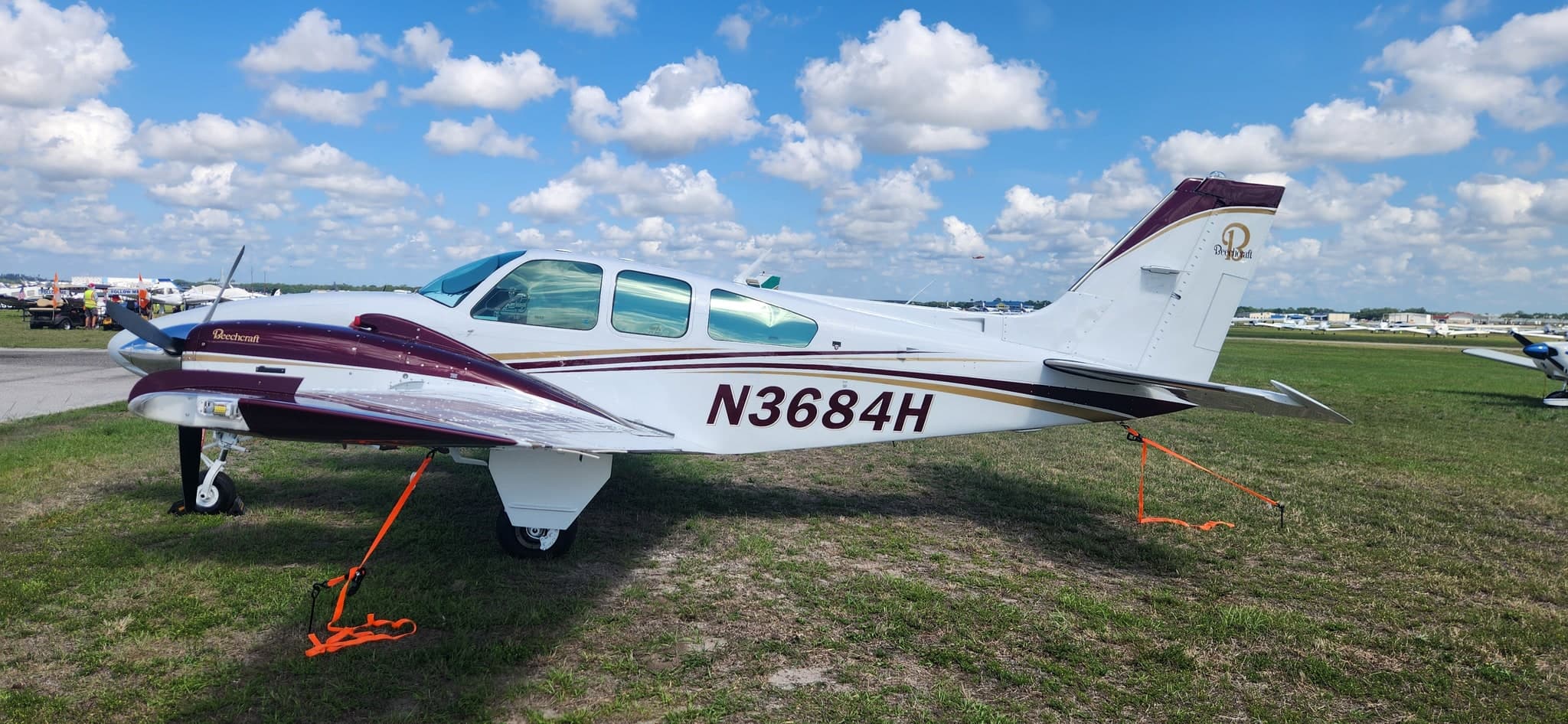 N3684H — Beechcraft Baron E-55 at Lakeland Linder Intl
